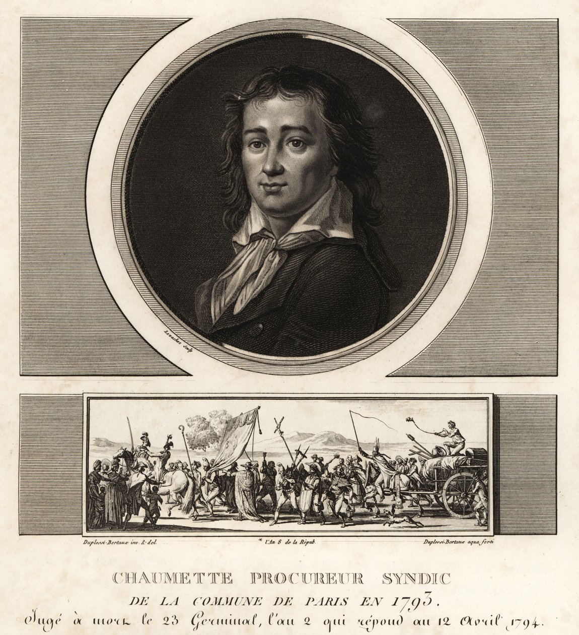 Pierre Gaspard Chaumette, Procureur Syndic de la Commune, atheist by Unbekannt
