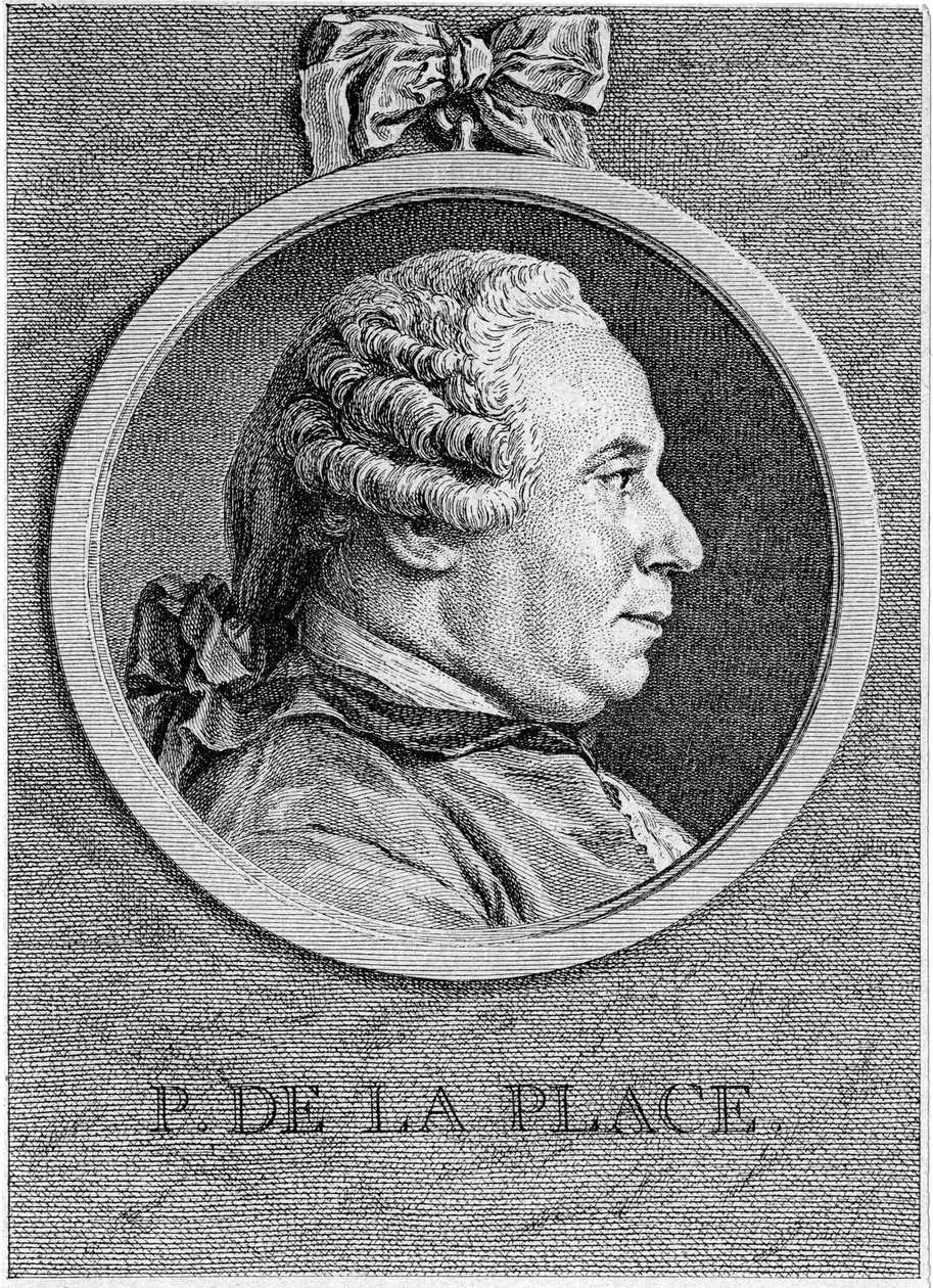 Pierre Simon Laplace, French mathematician and astronomer, 18th century by Unbekannt