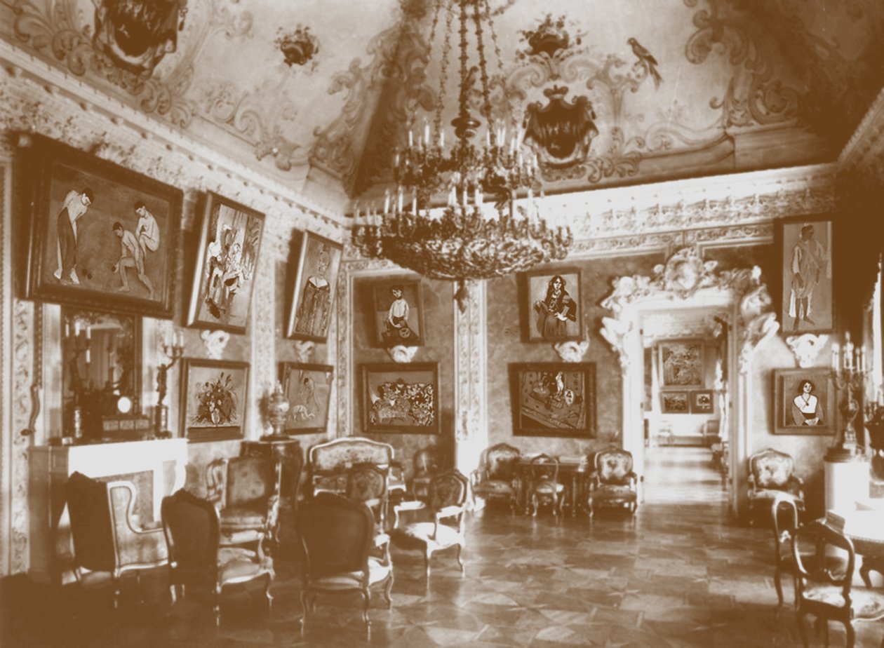 Pink Dining Room Known as the Matisse Room in Shchukin