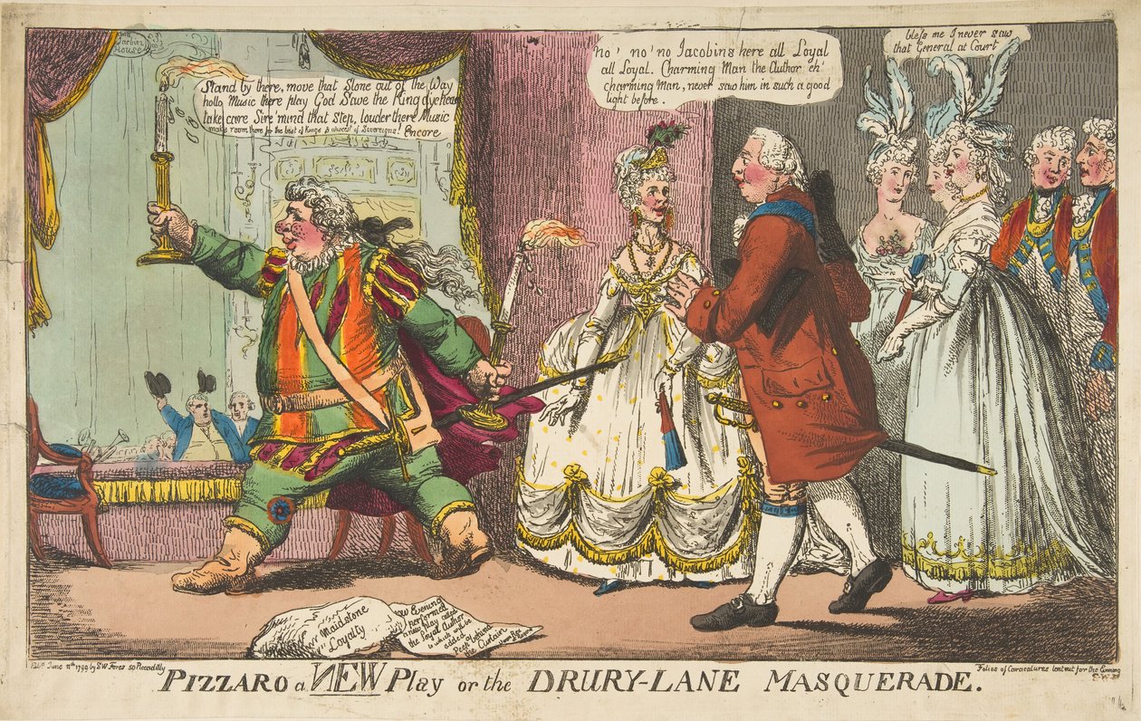Pizzaro a New Play or the Drury-Lane Masquerade by Unbekannt