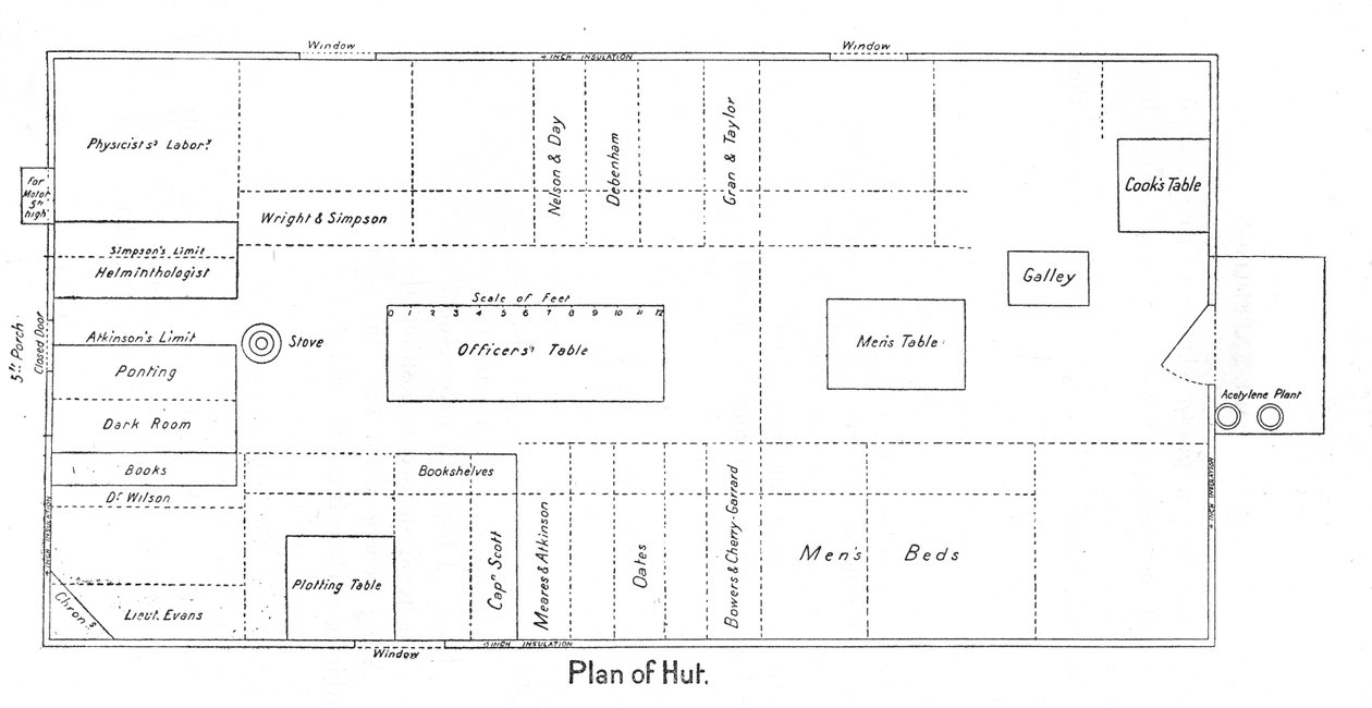 Plan of Hut, c. 1910-1913 by Unbekannt