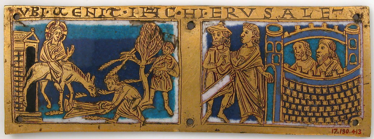 Plaque from a Portable Altar with Scenes from the Life of Jesus by Unbekannt
