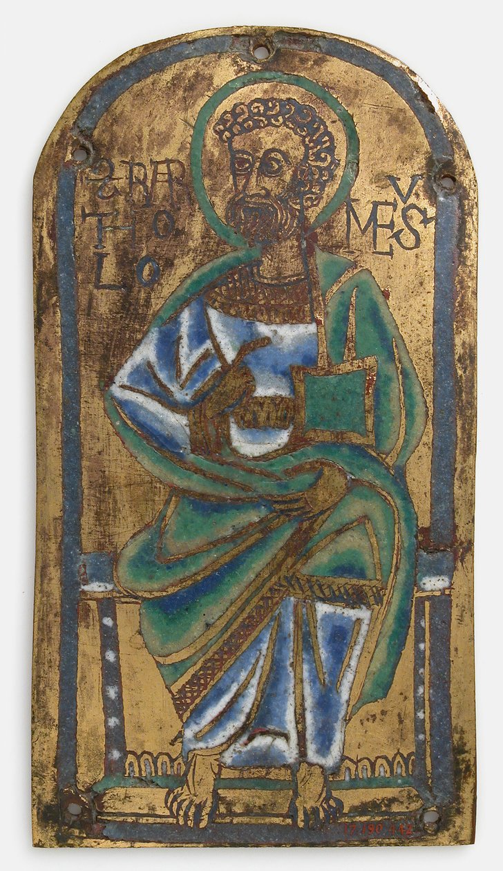 Plaque of St. Bartholomew by Unbekannt