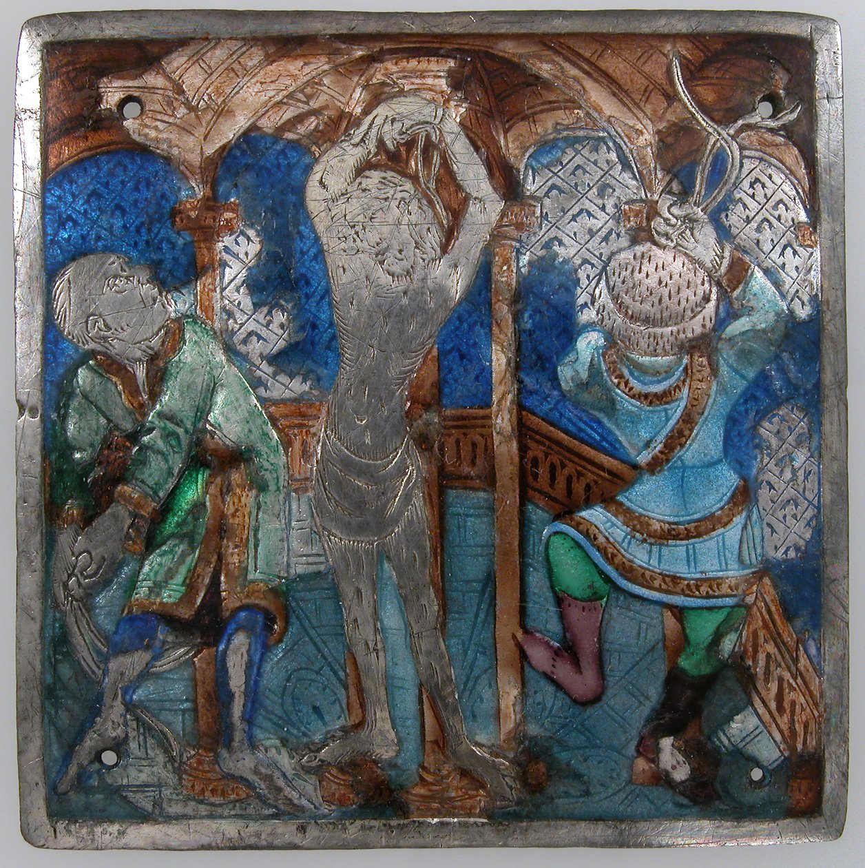 Plaque with the Flagellation, Italian, 14th Century