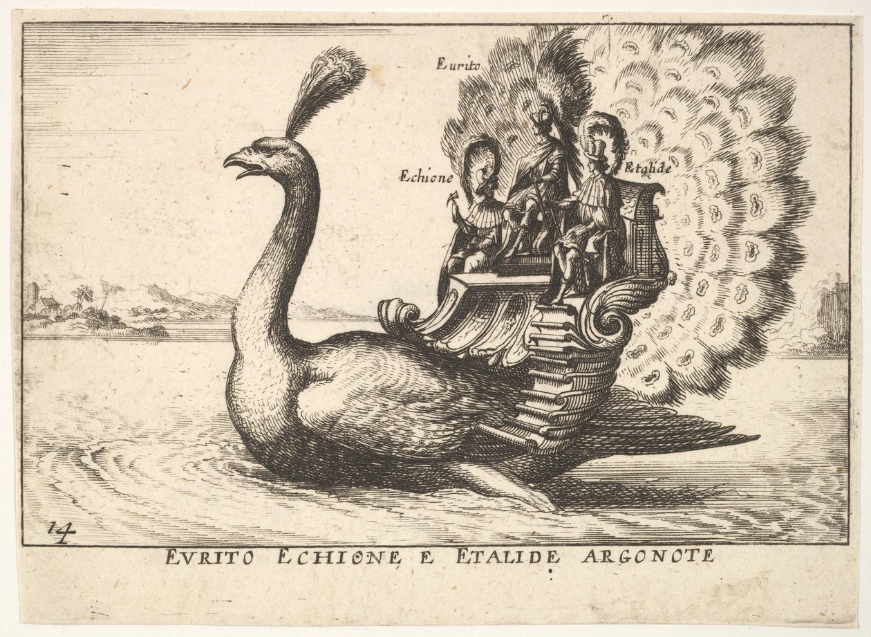 Plate 14: The Argonauts Eurytus, Echion, and Aethalides by Unbekannt