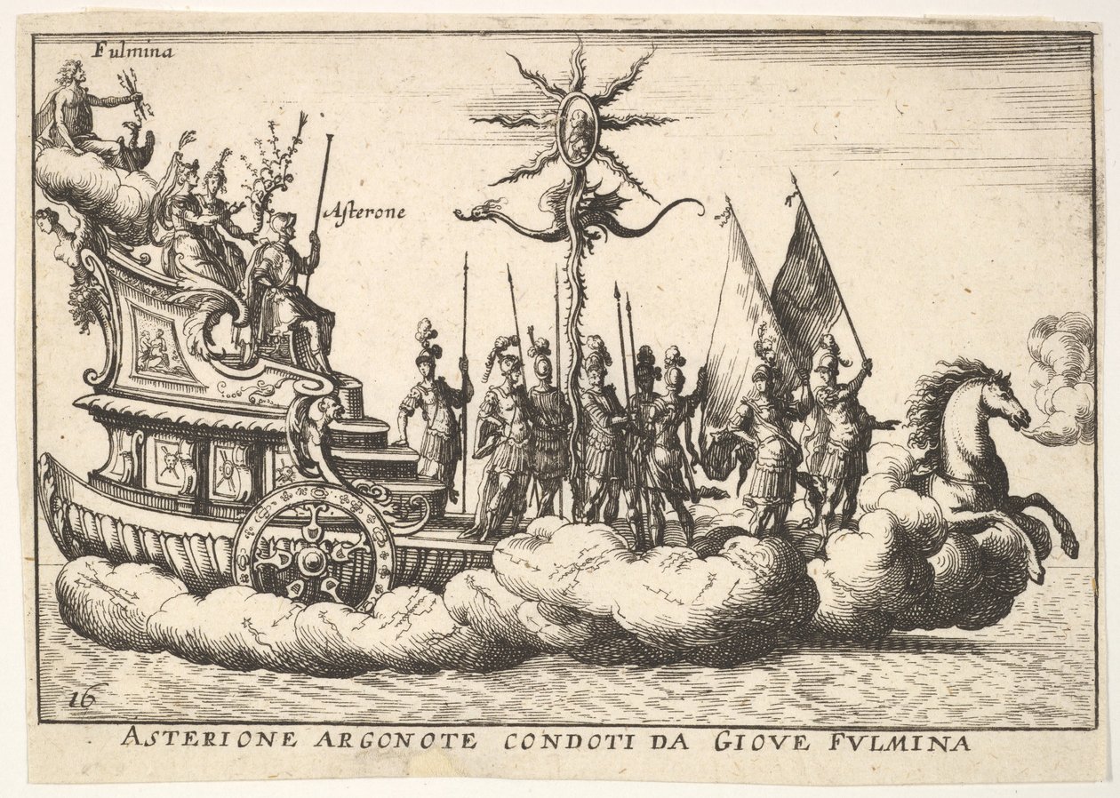 The Argonaut Asterion Led by a Young Figure of Lightning (detail) by Unbekannt