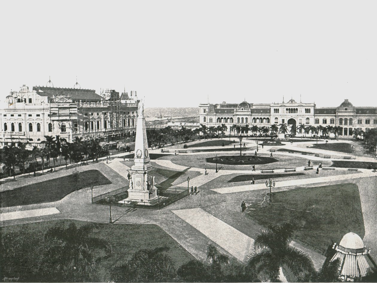 Plaza de la Victoria, Buenos Aires, Argentina, 1895 by Unbekannt