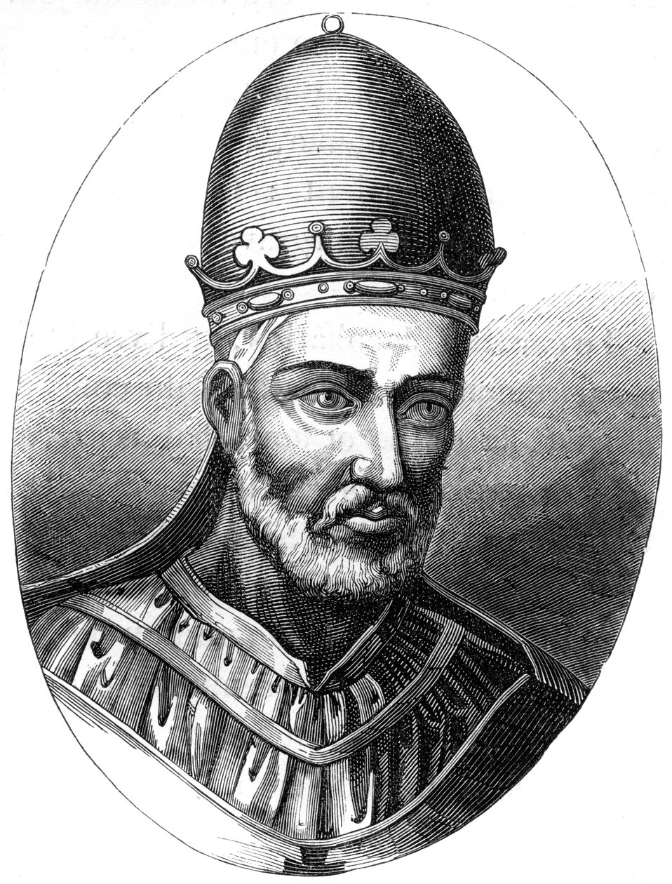 Pope Honorius III 1148-1227 by Unbekannt