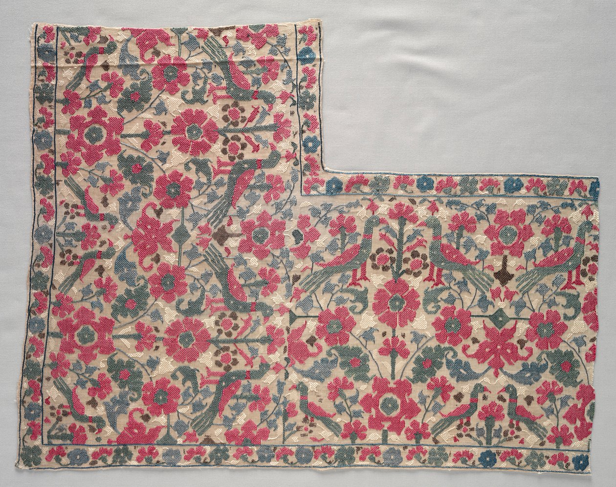 Portion of a Bed Sheet or Valance by Unbekannt