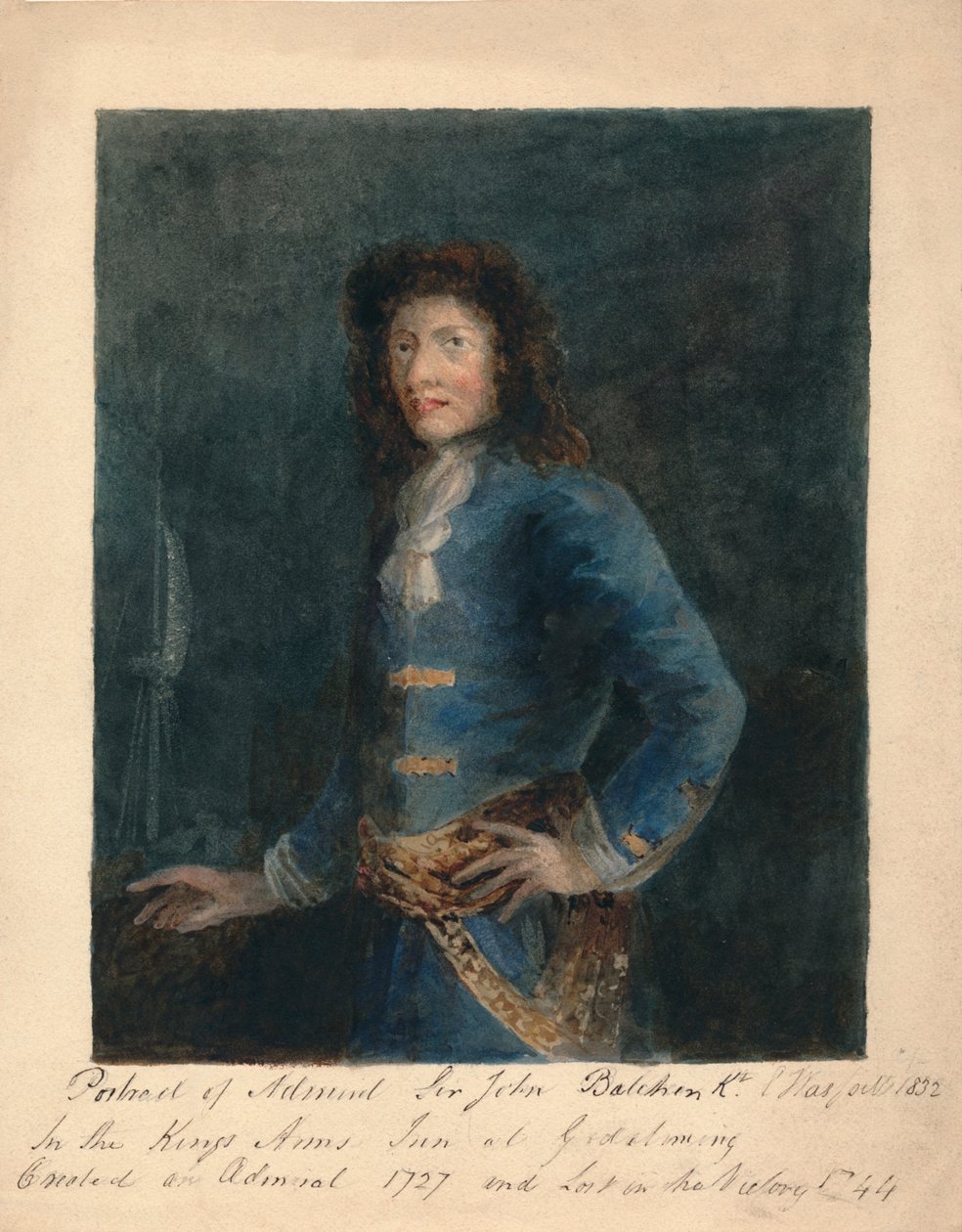 Portrait of Admiral Sir John Balchin, 1832 by Unbekannt