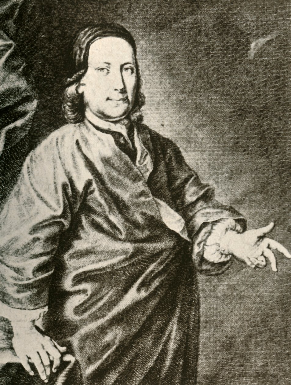 Portrait of Count Zinzendorf in a Preacher