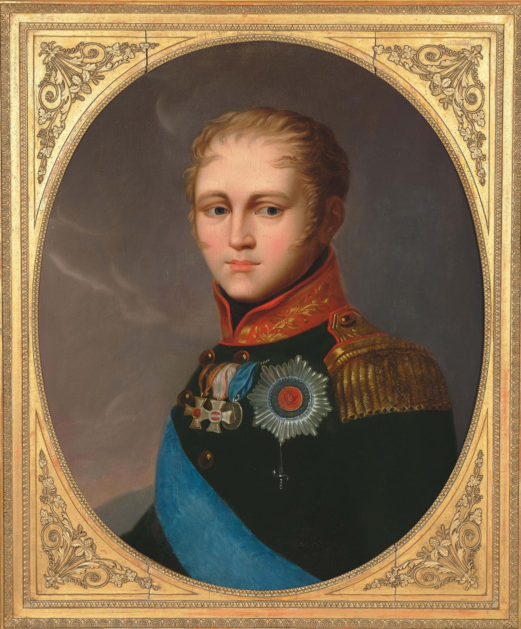 Portrait of Emperor Alexander I 1777-1825 by Unbekannt