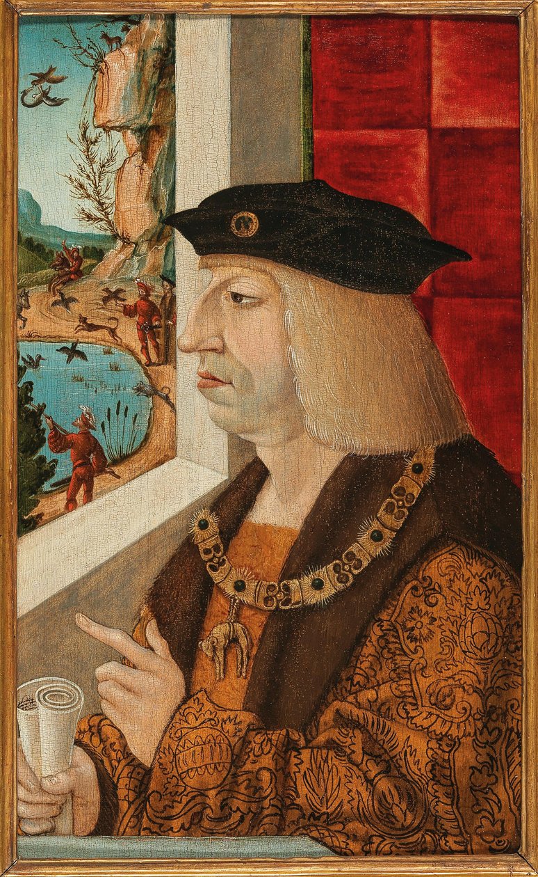 Portrait of Emperor Maximilian I 1459-1519, 16th century by Unbekannt