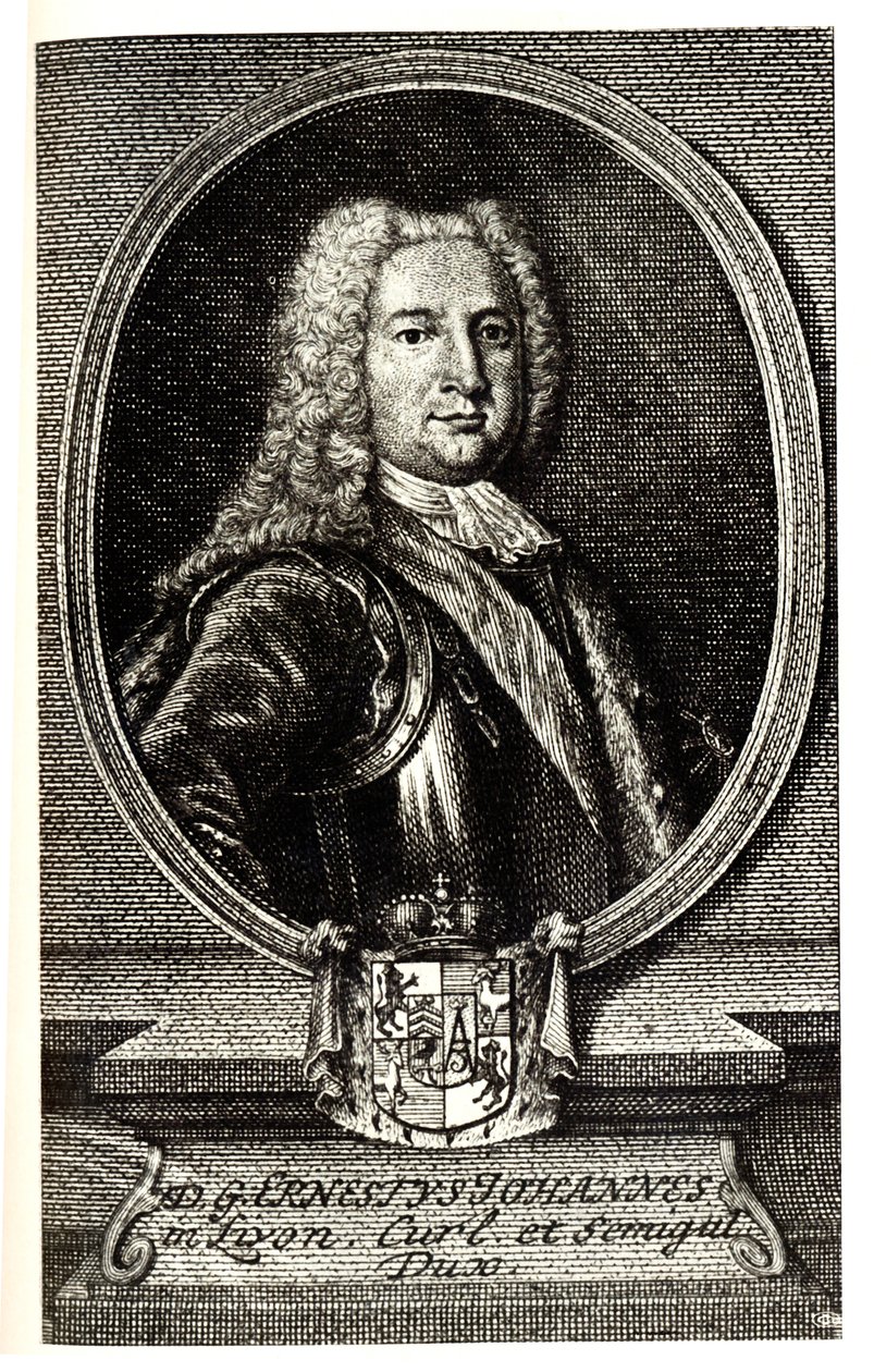 Portrait of Ernst Johann von Biron, Duke of Courland and Semigallia and regent of the Russian Empire by Unbekannt