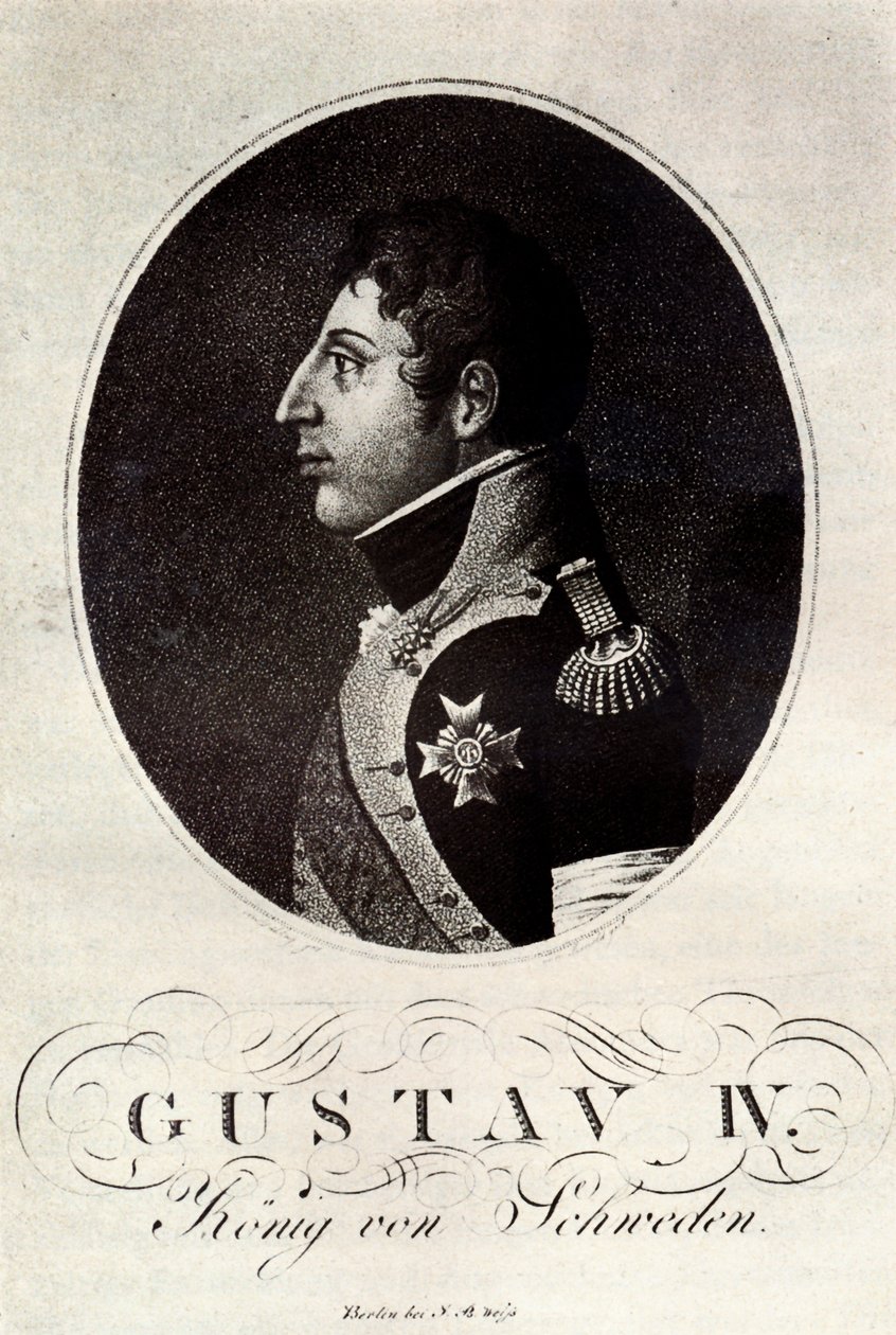 Portrait of Gustav IV Adolf of Sweden by Unbekannt