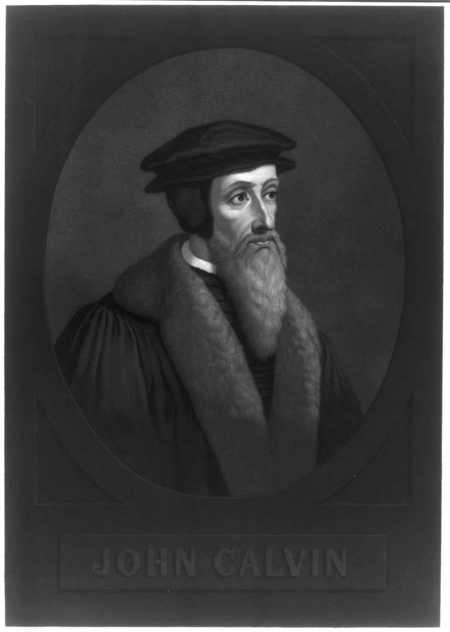 Portrait of John Calvin by Unbekannt