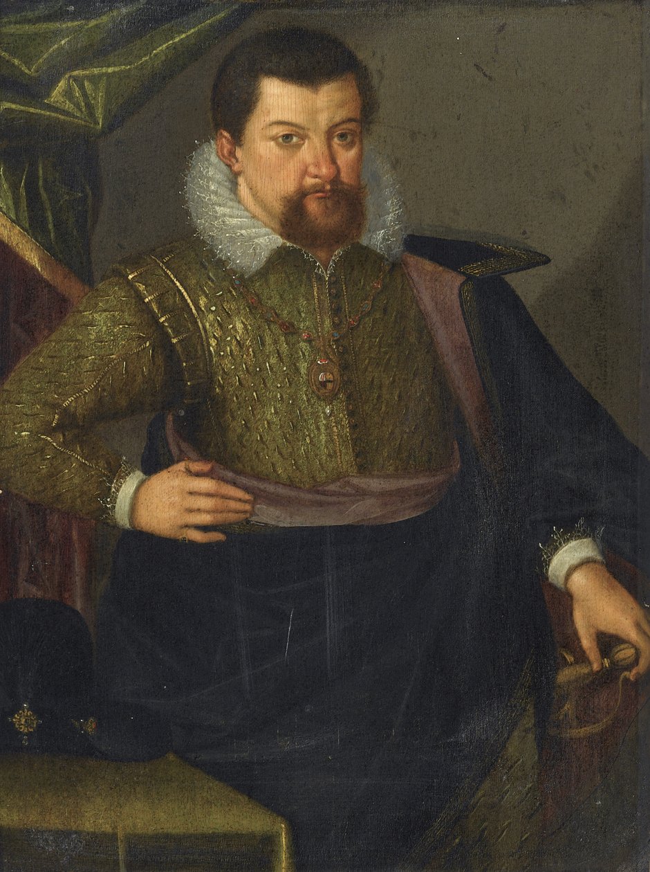 Portrait of John George I 1585-1656, Elector of Saxony, 1611 by Unbekannt