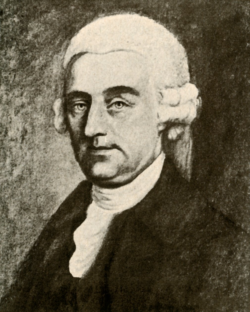 Portrait of Nathaniel Appleton of Boston, in white wig with puffs by Unbekannt