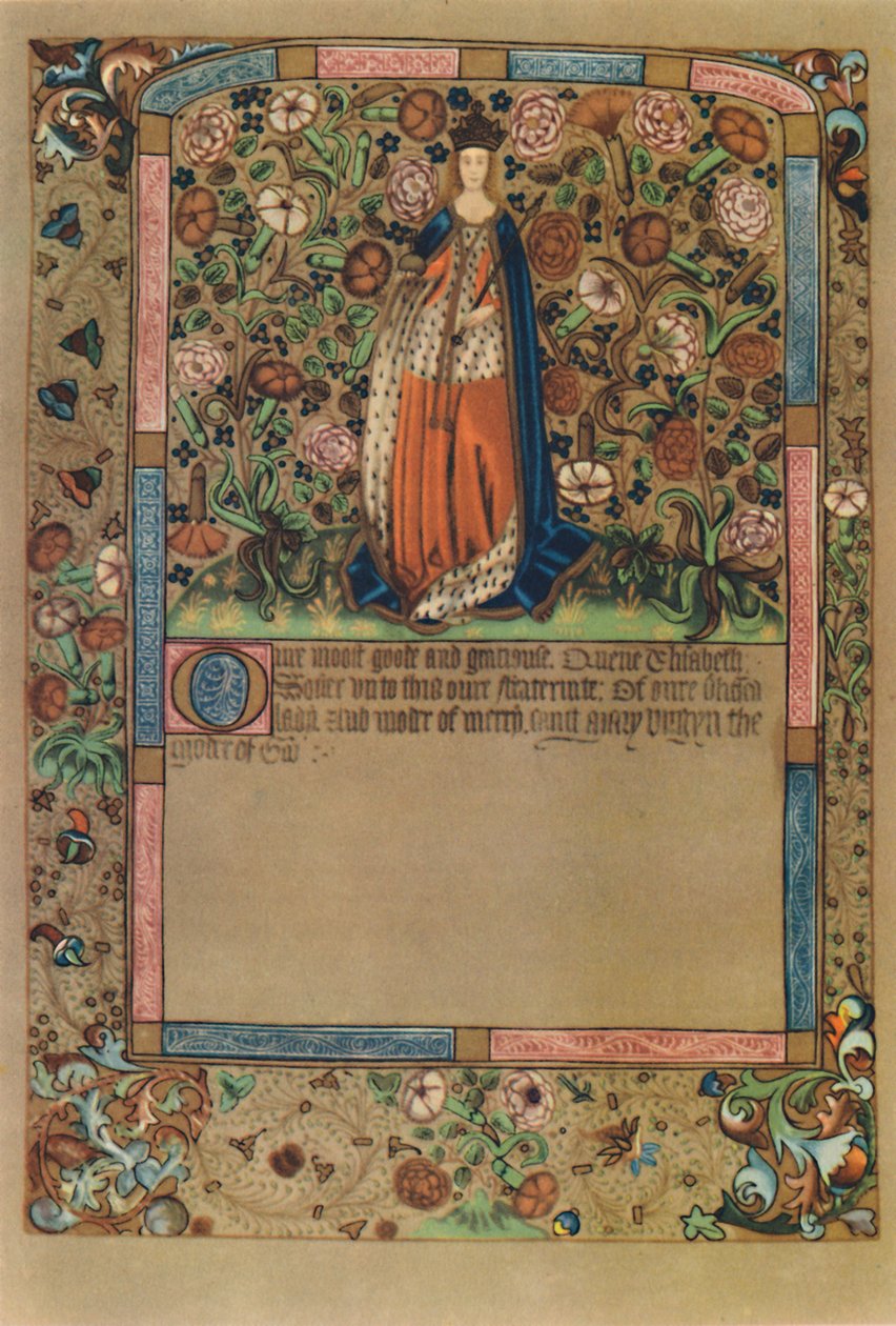 Portrait of Queen Elizabeth, 1948 by Unbekannt