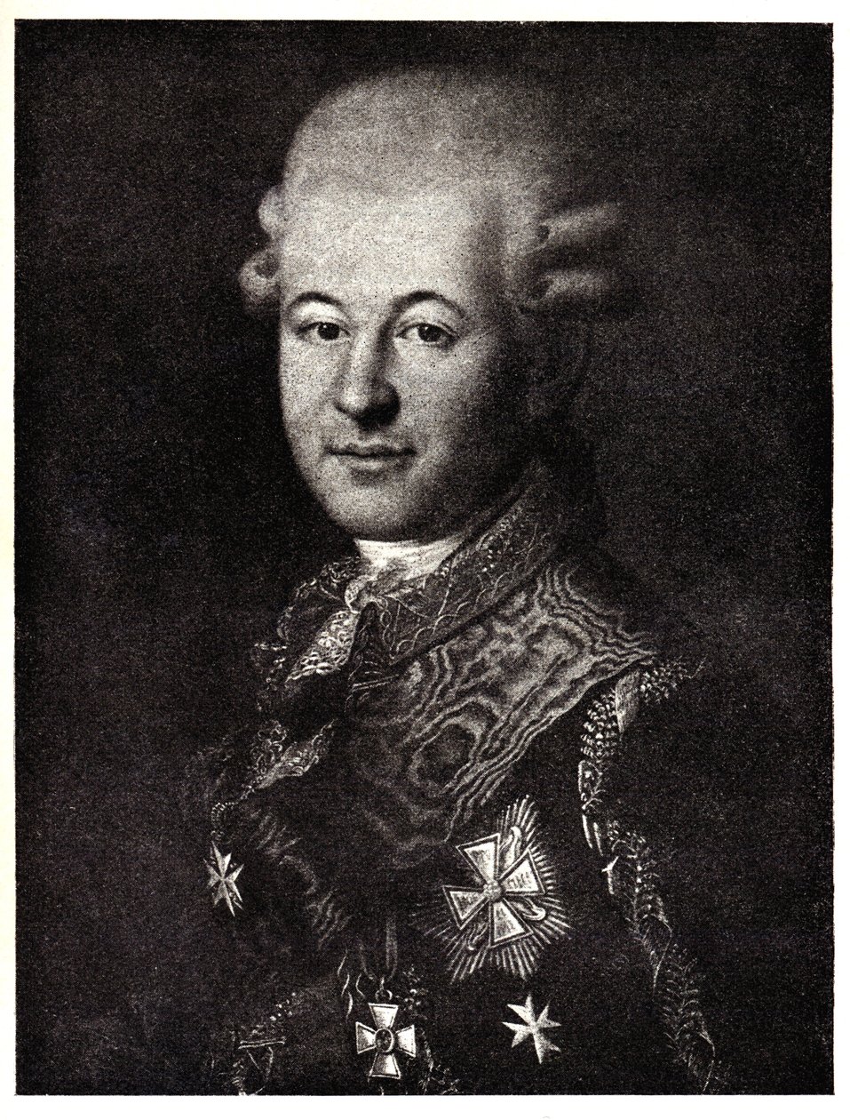 Portrait of Semyon Zorich, the Catherine the Great