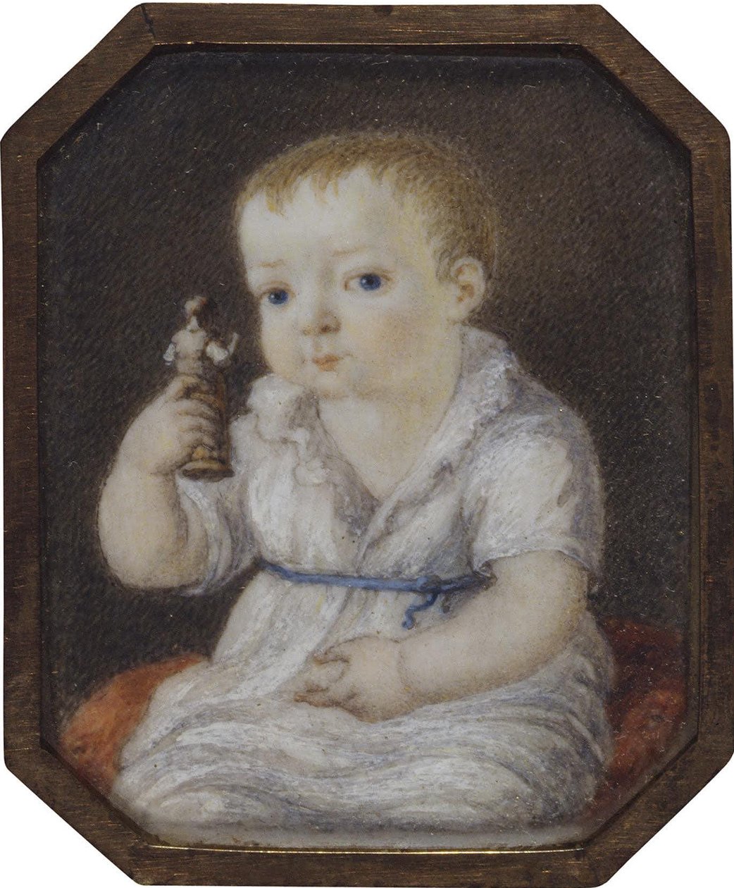 Portrait of Sergey Ivanovich Volkov as child, ca 1808 by Unbekannt