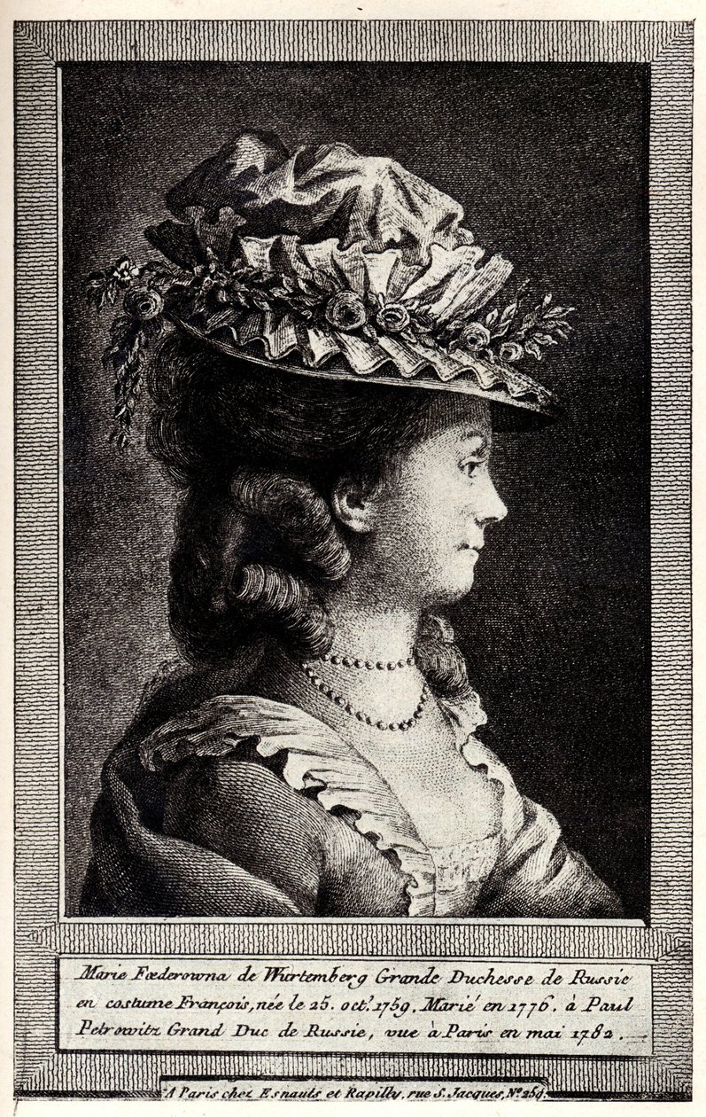 Portrait of Sophie Dorothea of Württemberg, Early 19th Century by Unbekannt