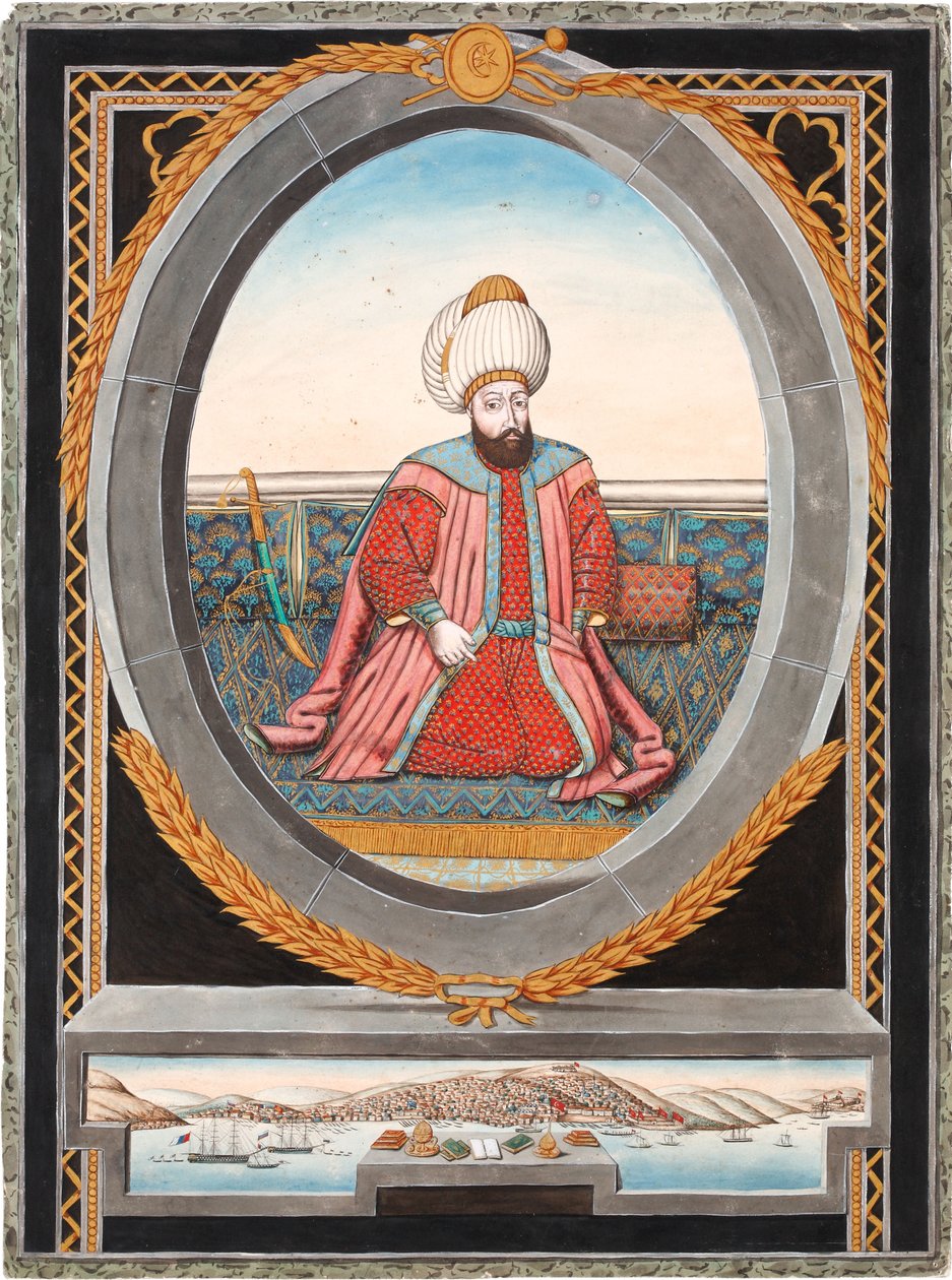 Portrait of Sultan Murad II by Unbekannt