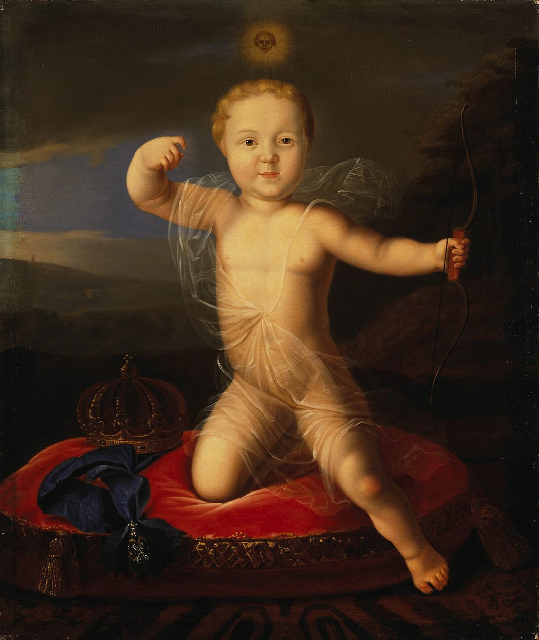 Portrait of Tsarevich Peter Petrovich of Russia 1715-1719, First Quarter of 19th Century by Unbekannt