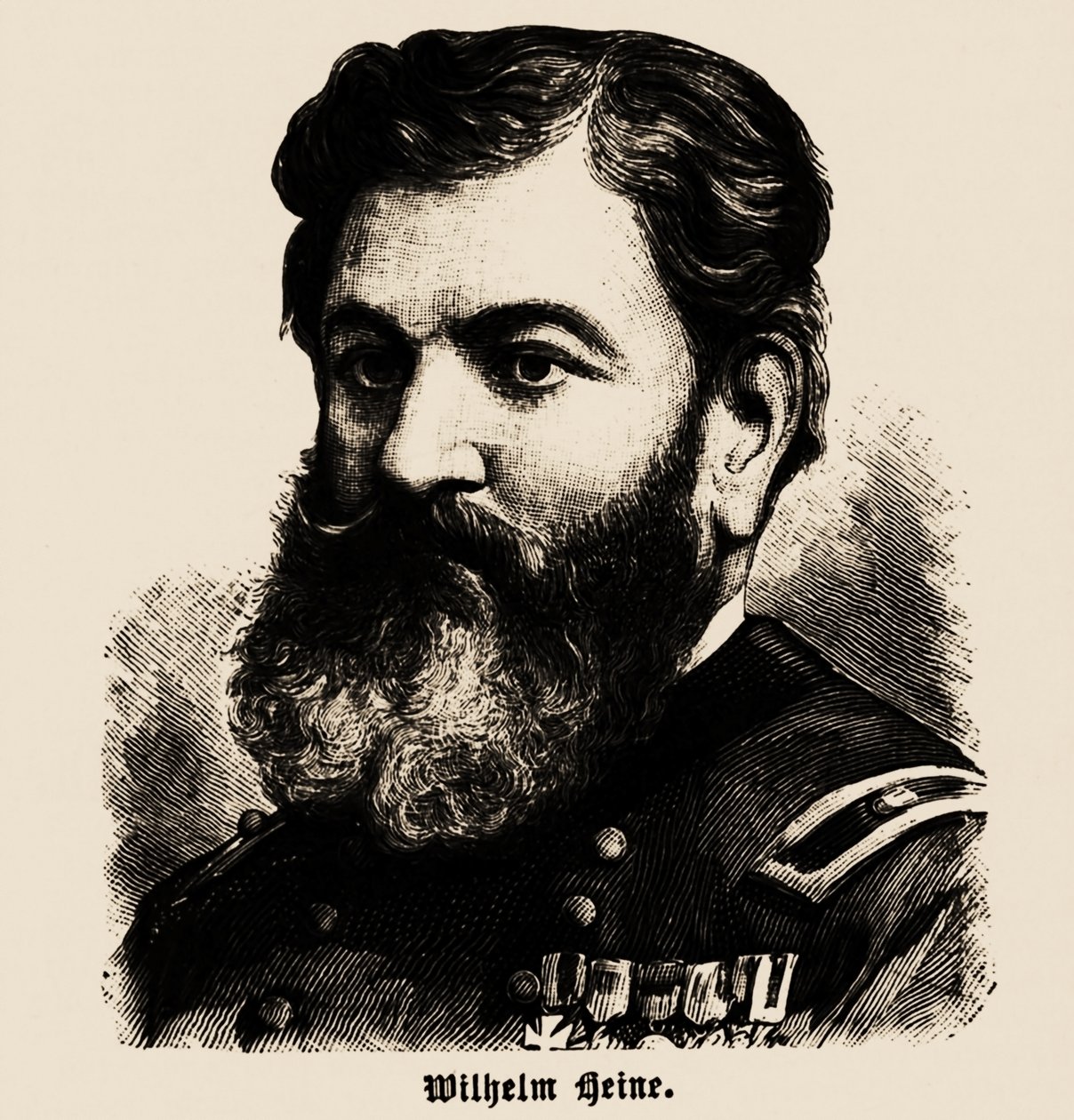 Portrait of Wilhelm Heine 1827-1885, 1886 by Unbekannt
