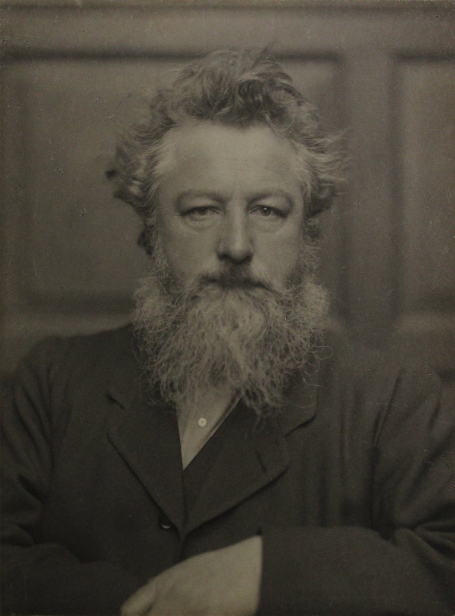 Portrait of William Morris, 1834-1896, c. 1886 by Unbekannt