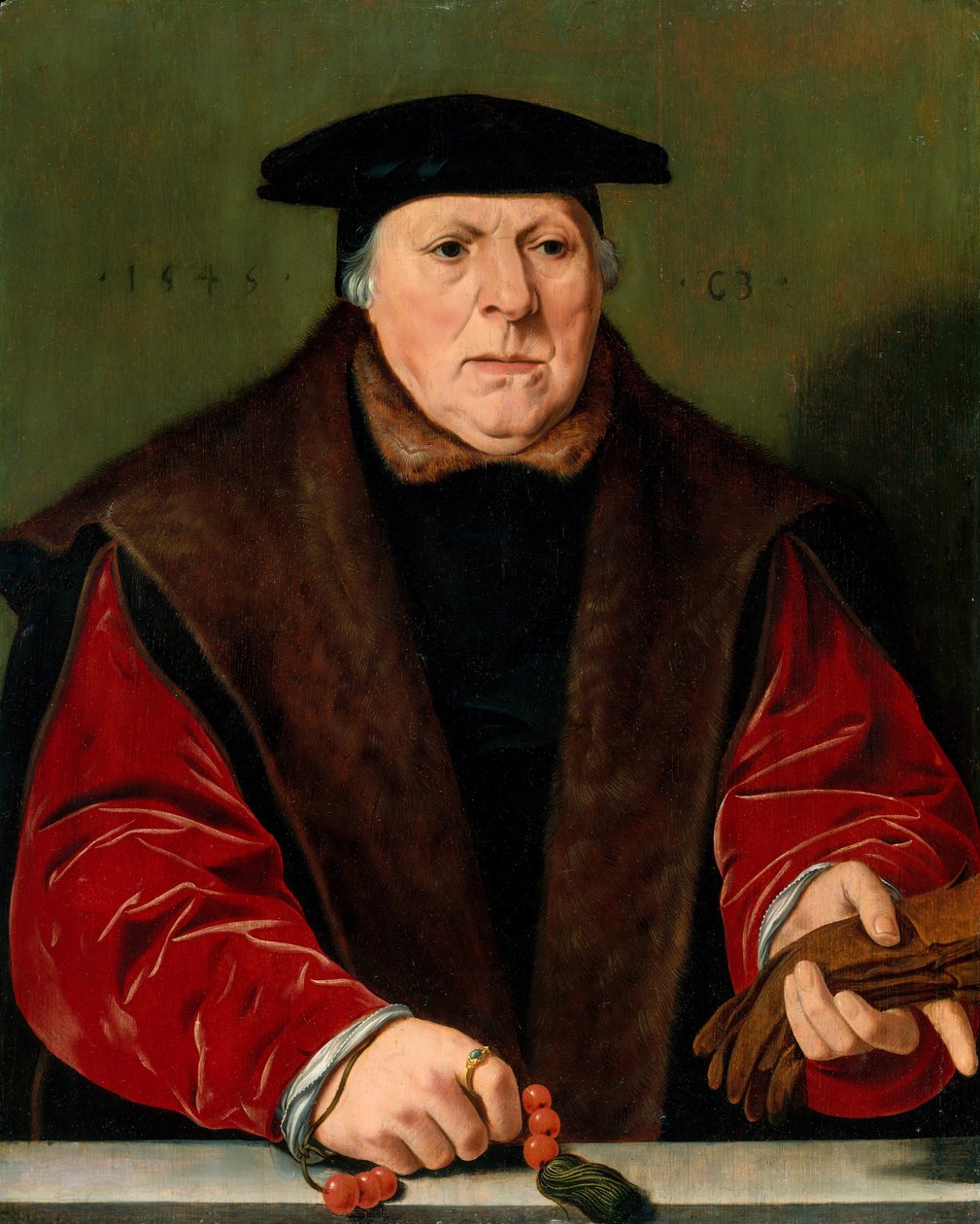 Portrait of a Man with a Rosary by Unbekannt