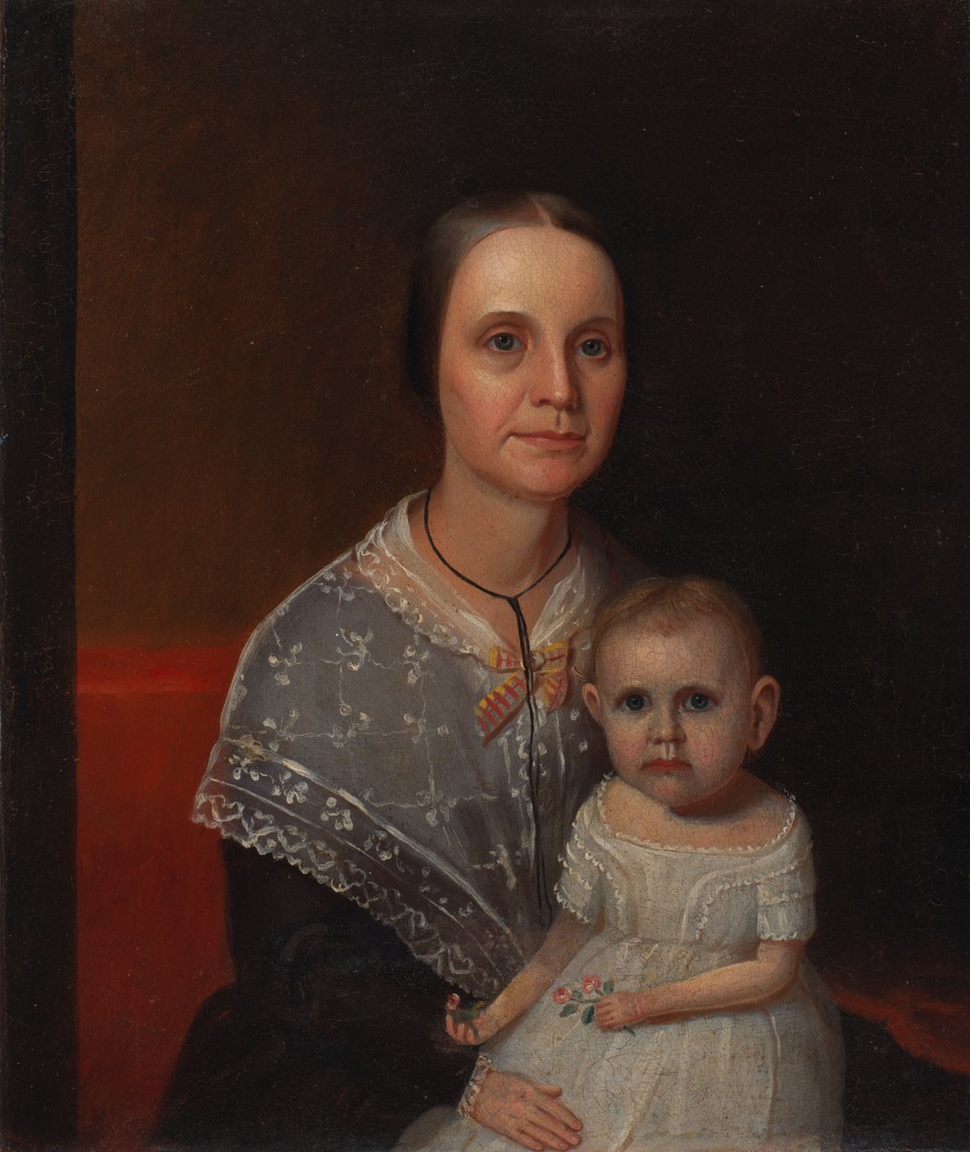 Portrait of a Mother and Child by Unbekannt