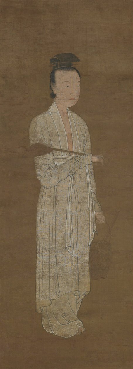 Portrait of a Woman in White: Lu Meiniang by Unbekannt