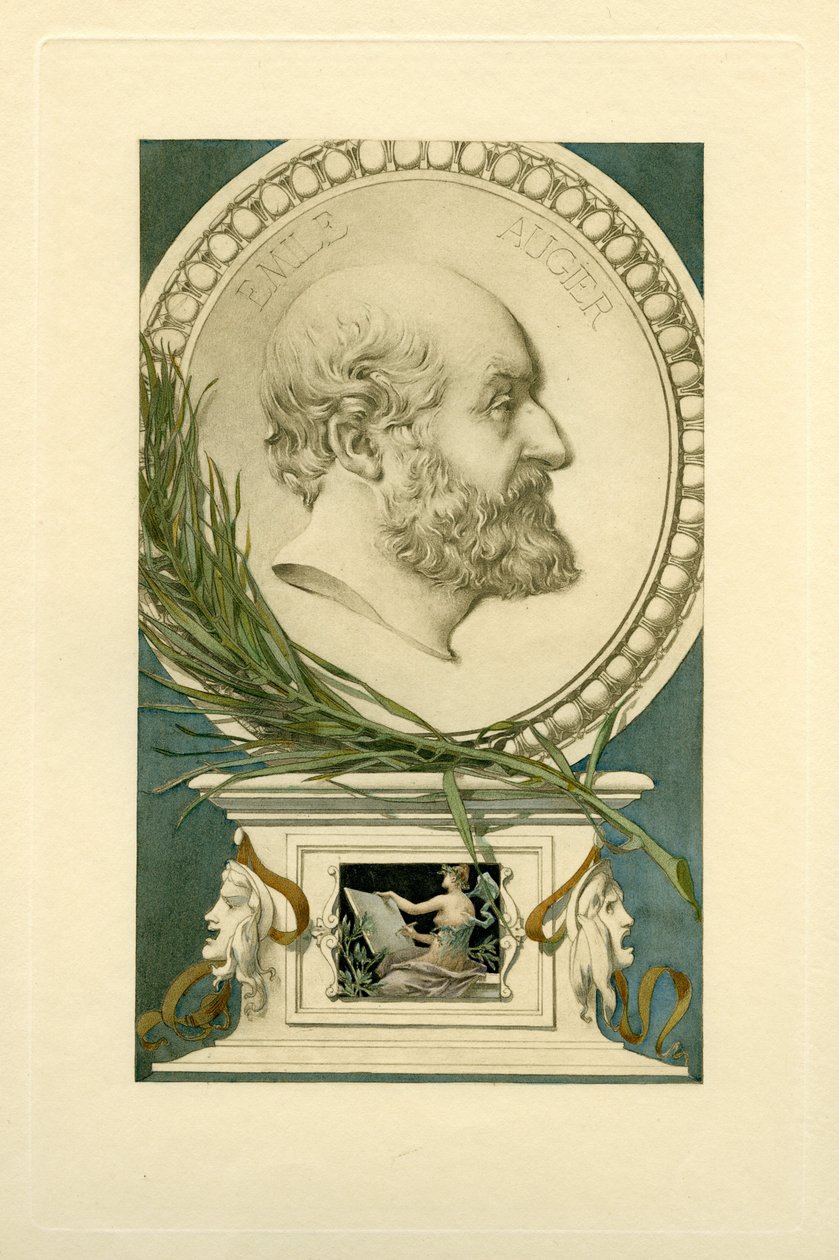 Portrait of Émile Augier 1820-1889 by Unbekannt