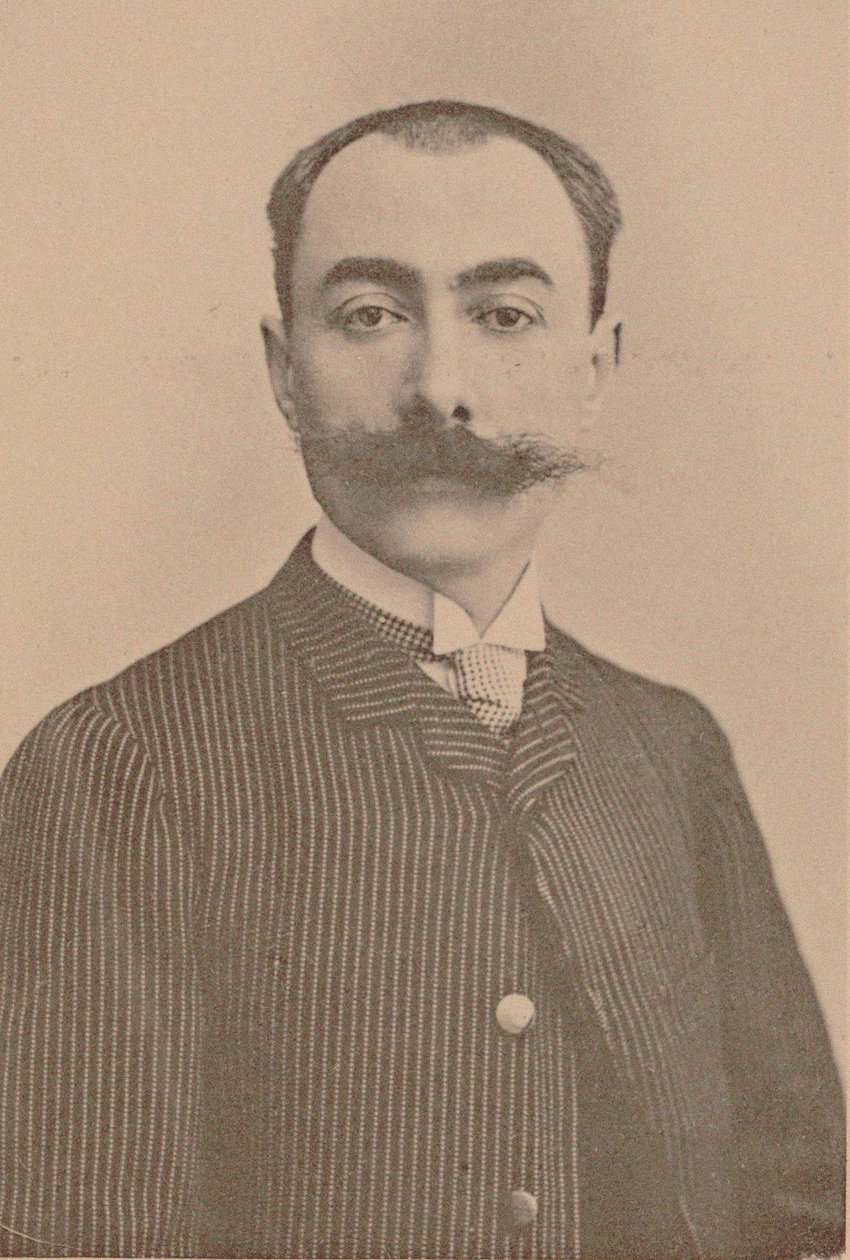 Portrait of pianist and composer André Messager 1853-1929 by Unbekannt