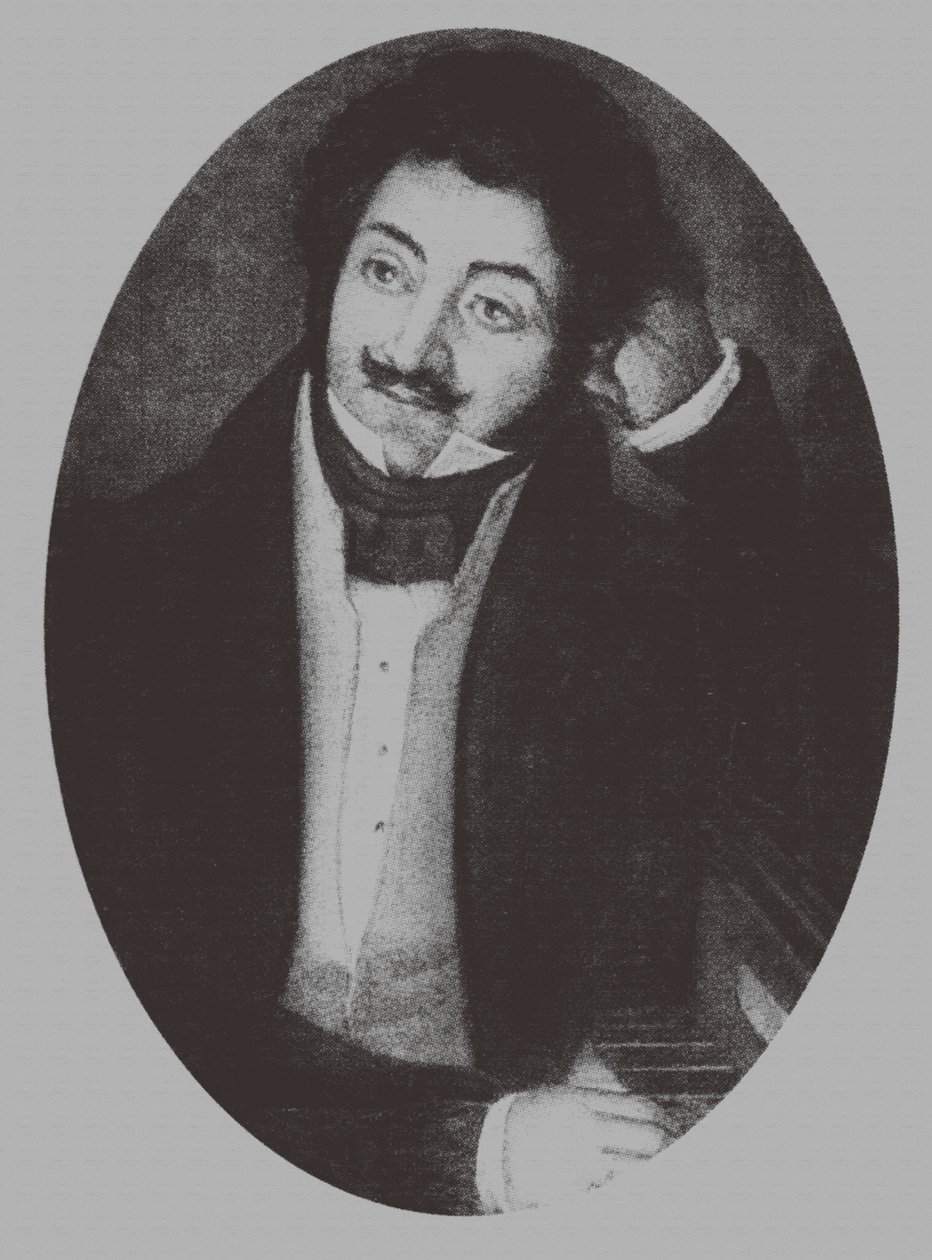 Portrait of the Composer Alexander Aleksandrovich Alyabyev by Unbekannt