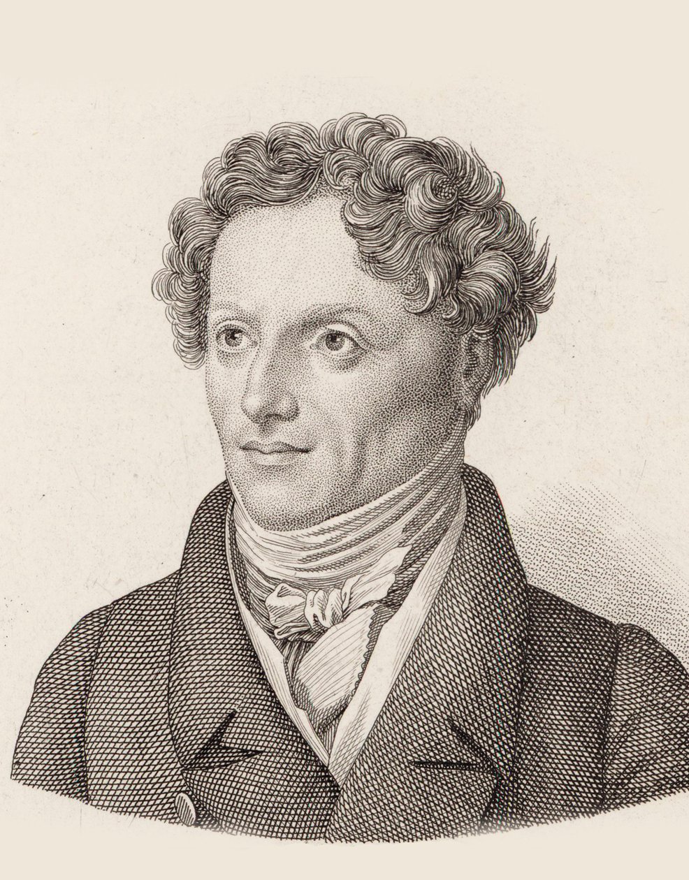 Portrait of the Composer Francesco Morlacchi by Unbekannt