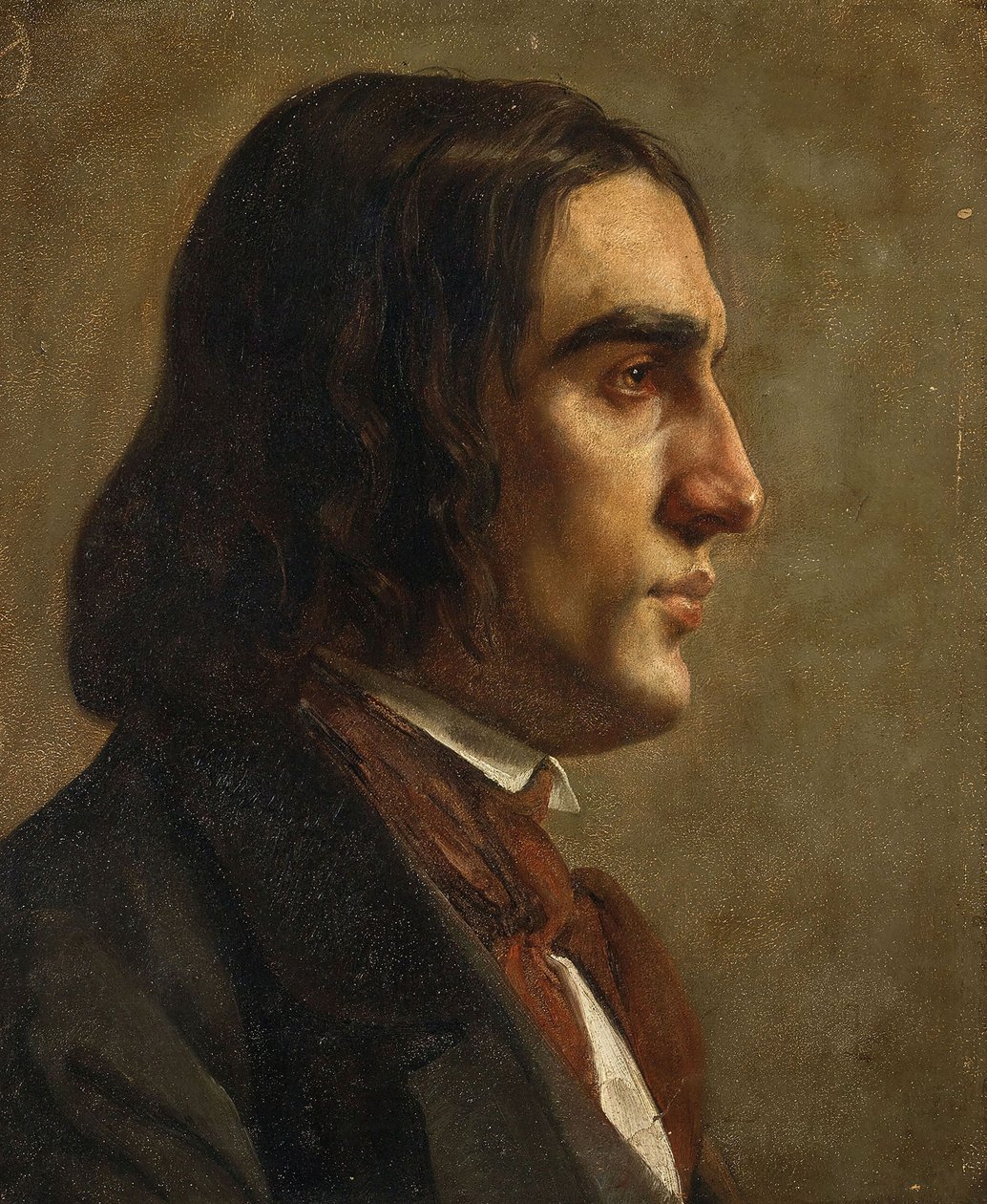 Portrait of the Composer Robert Schumann by Unbekannt