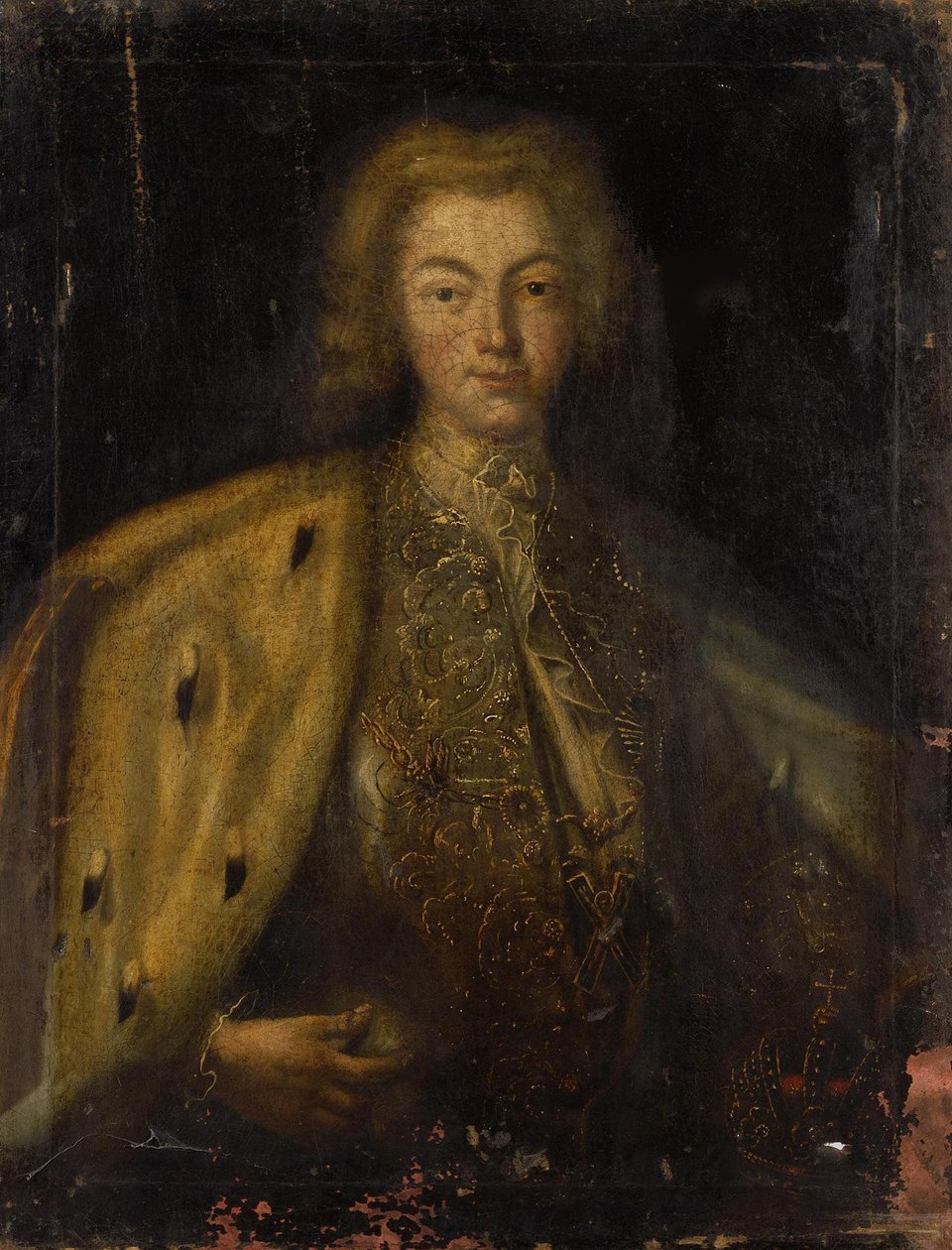 Portrait of Tsar Peter II of Russia by Unbekannt
