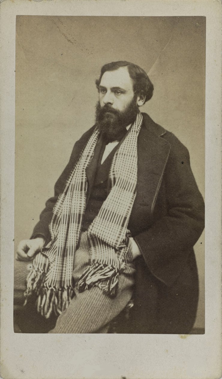 Portrait of the composer Ferdinand Poise 1828-1892, c. 1875 by Unbekannt