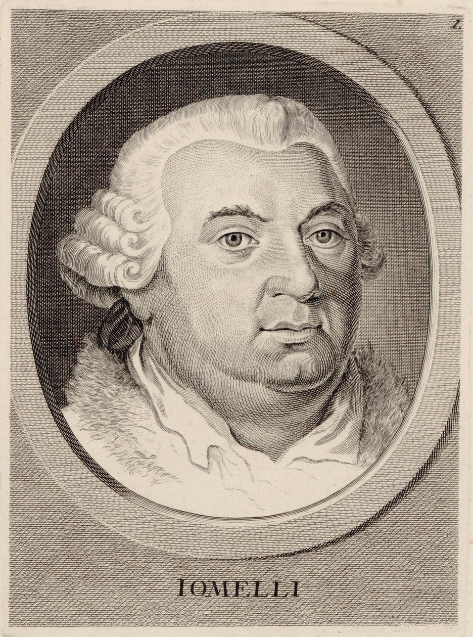 Portrait of the Composer Niccolò Jommelli by Unbekannt