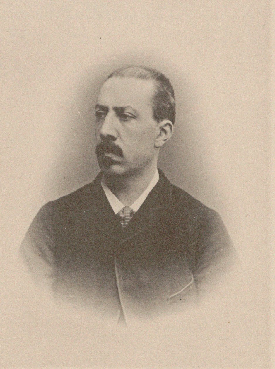 Portrait of the organist and composer Charles-Marie Widor, 1870-1875 by Unbekannt