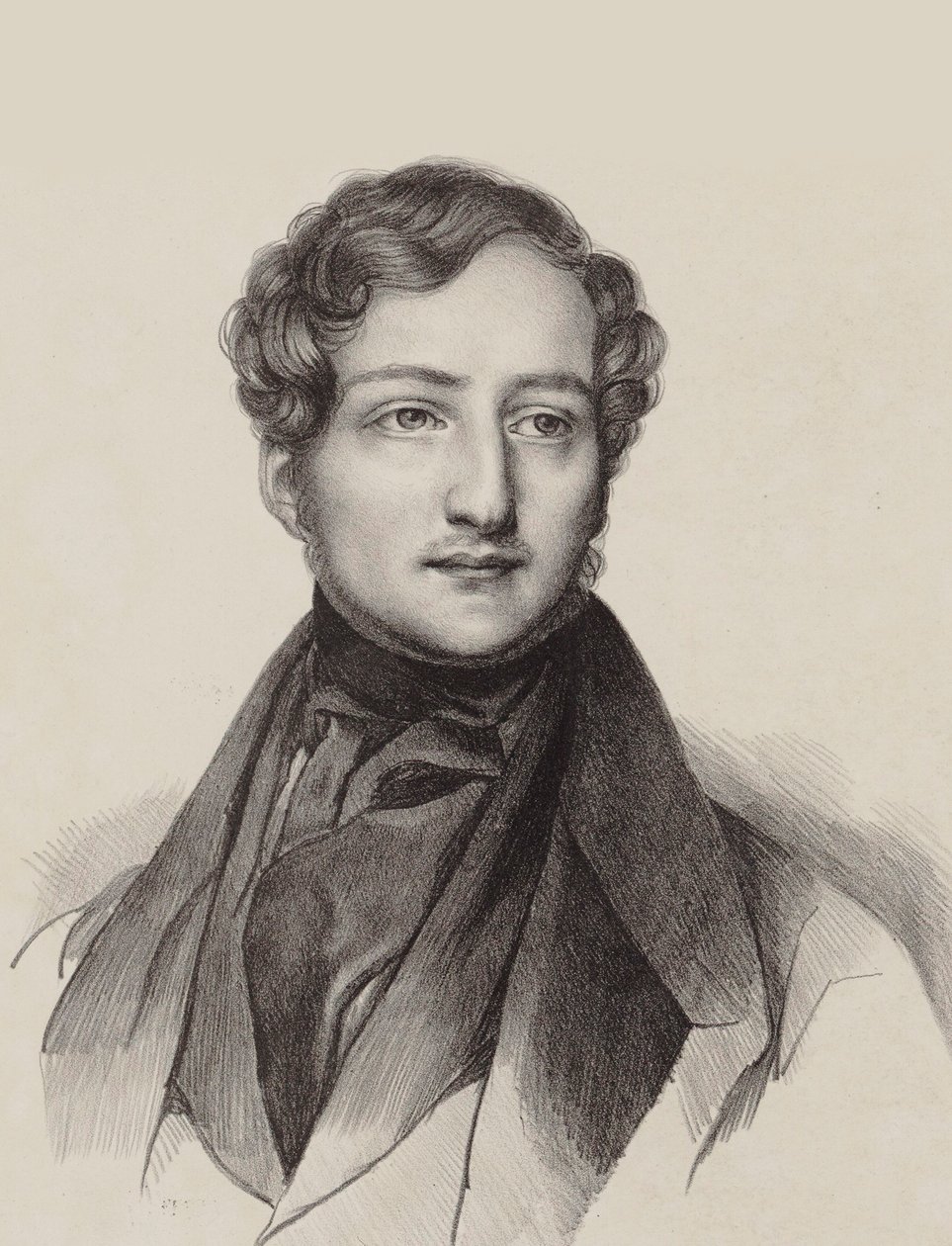 Portrait of the Pianist and Composer Sigismund Thalberg 1812-1871 by Unbekannt