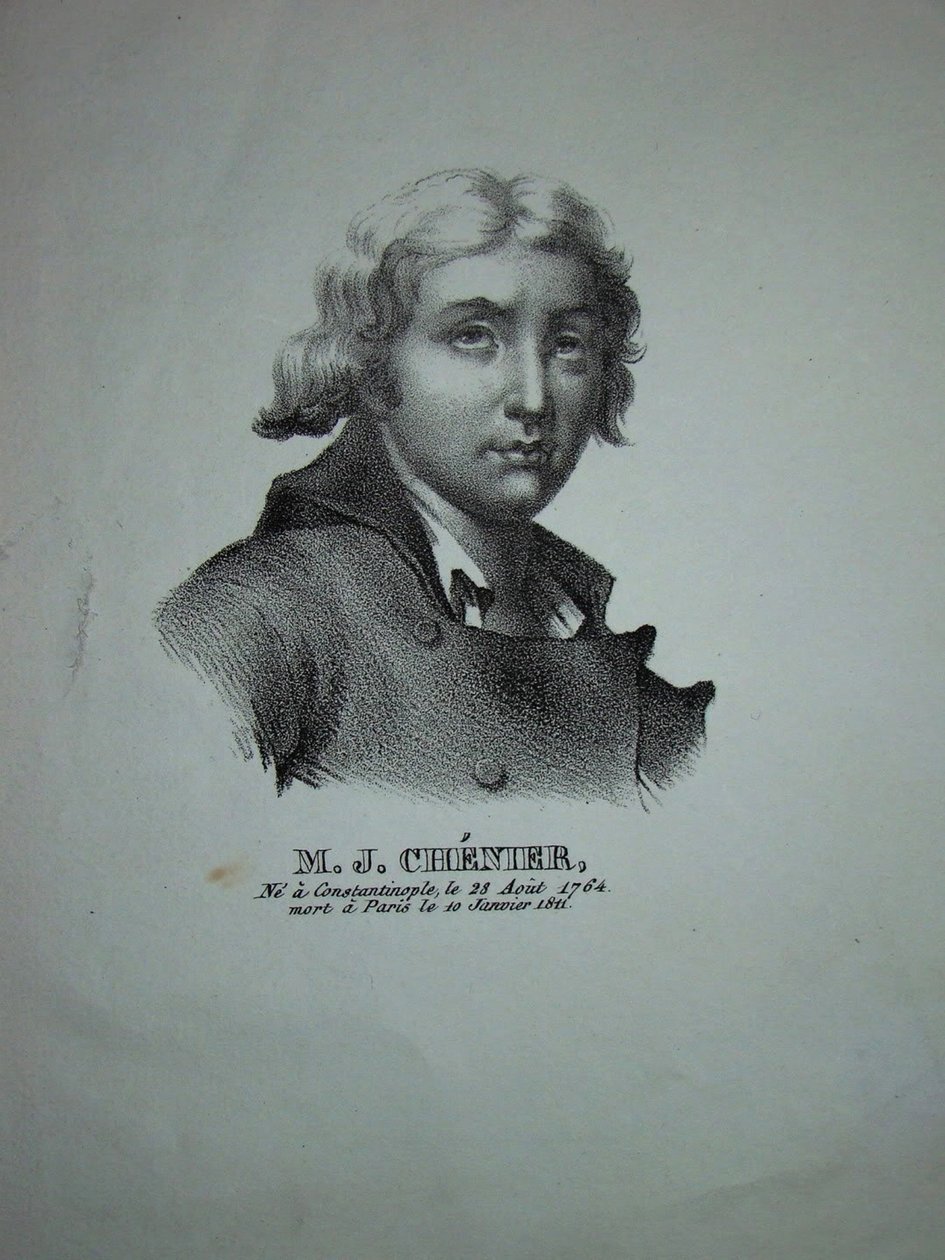 Portrait of the Poet and Dramatist Marie-Joseph Chénier by Unbekannt