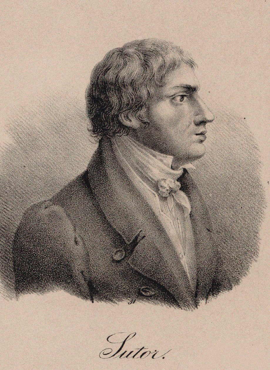 Portrait of the Singer and Composer Wilhelm Sutor by Unbekannt