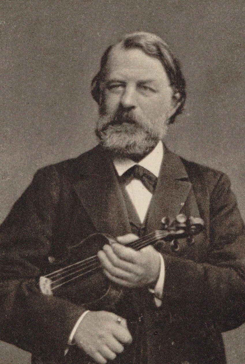 Portrait of the violinist and composer Joseph Joachim 1831-1907 by Unbekannt