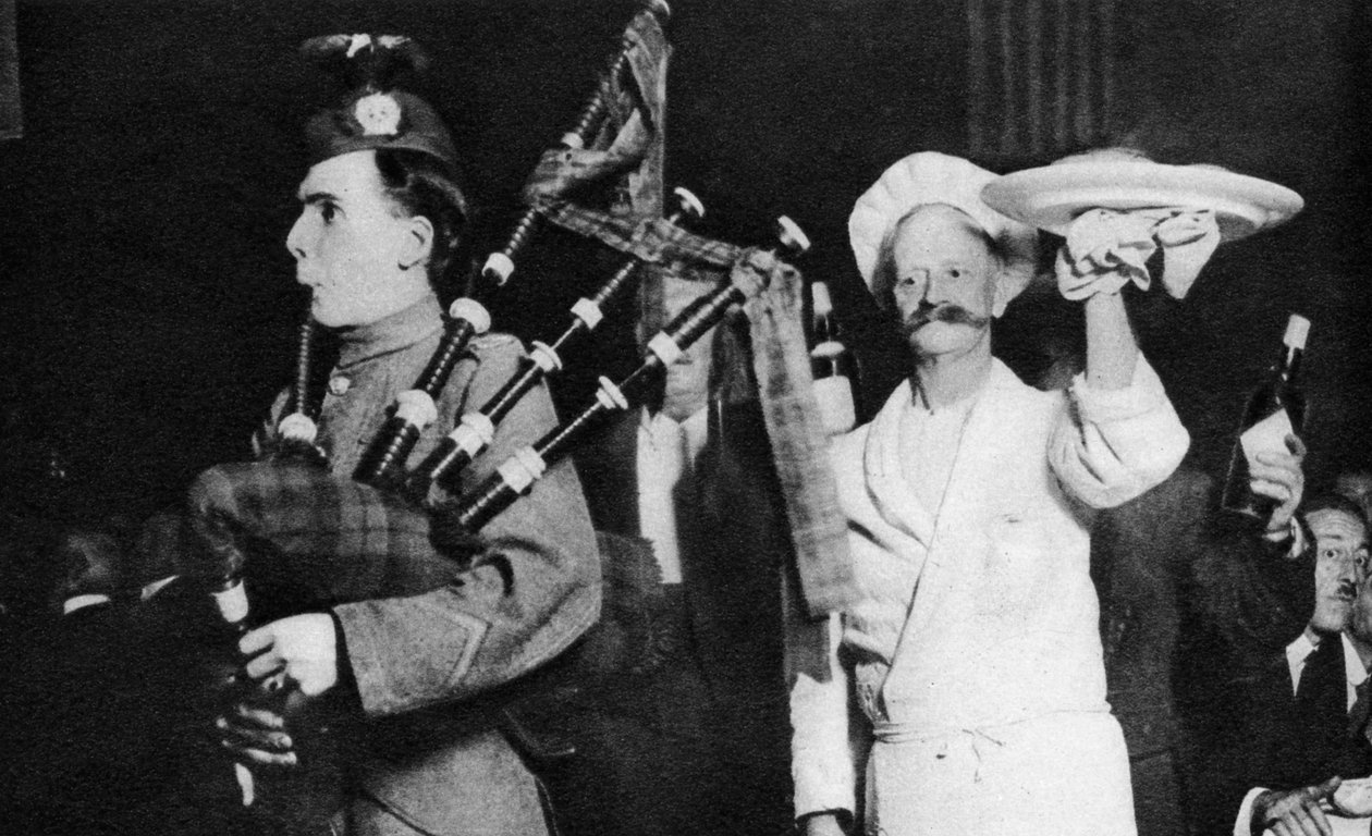 Presentation of the Haggis at a Caledonian Banquet, London by Unbekannt