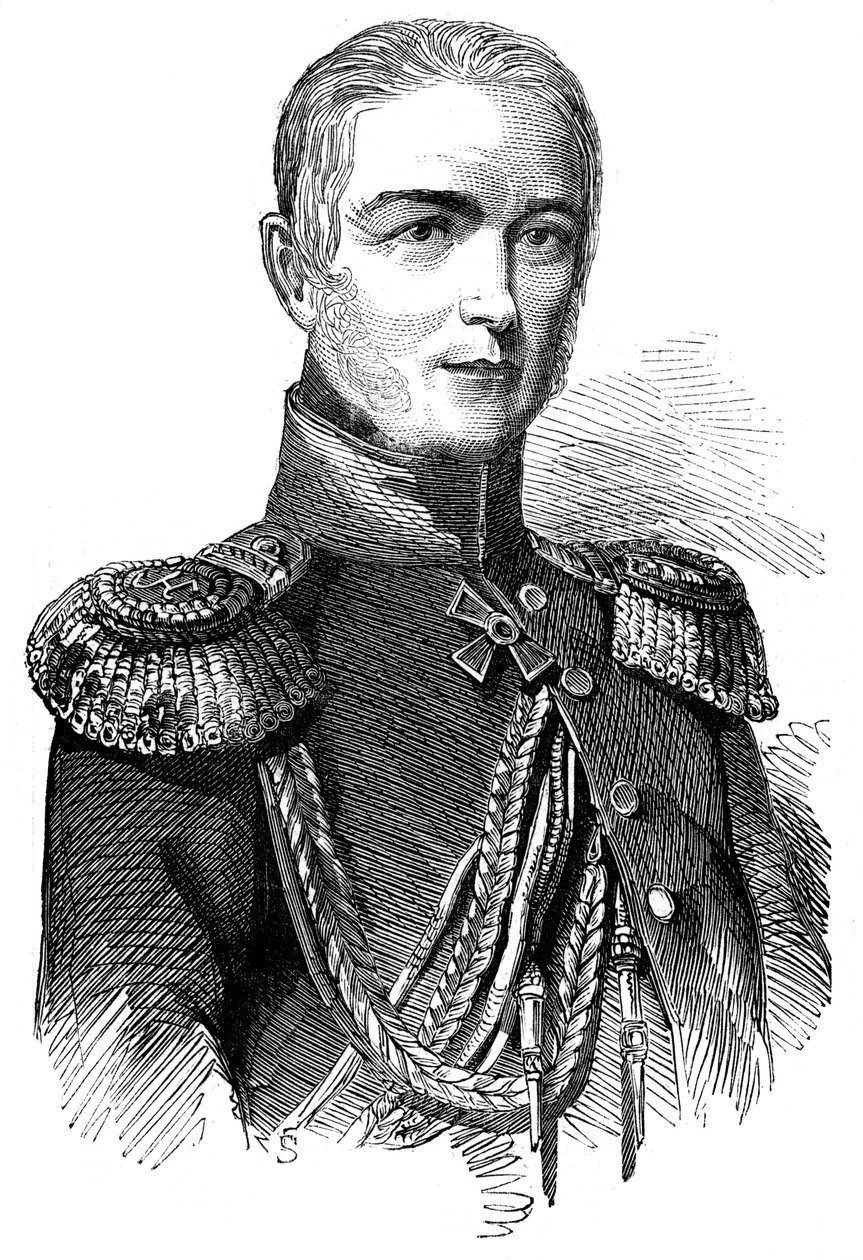 Prince Woronzow, Russian General of the Forces in Asia, 1853 by Unbekannt