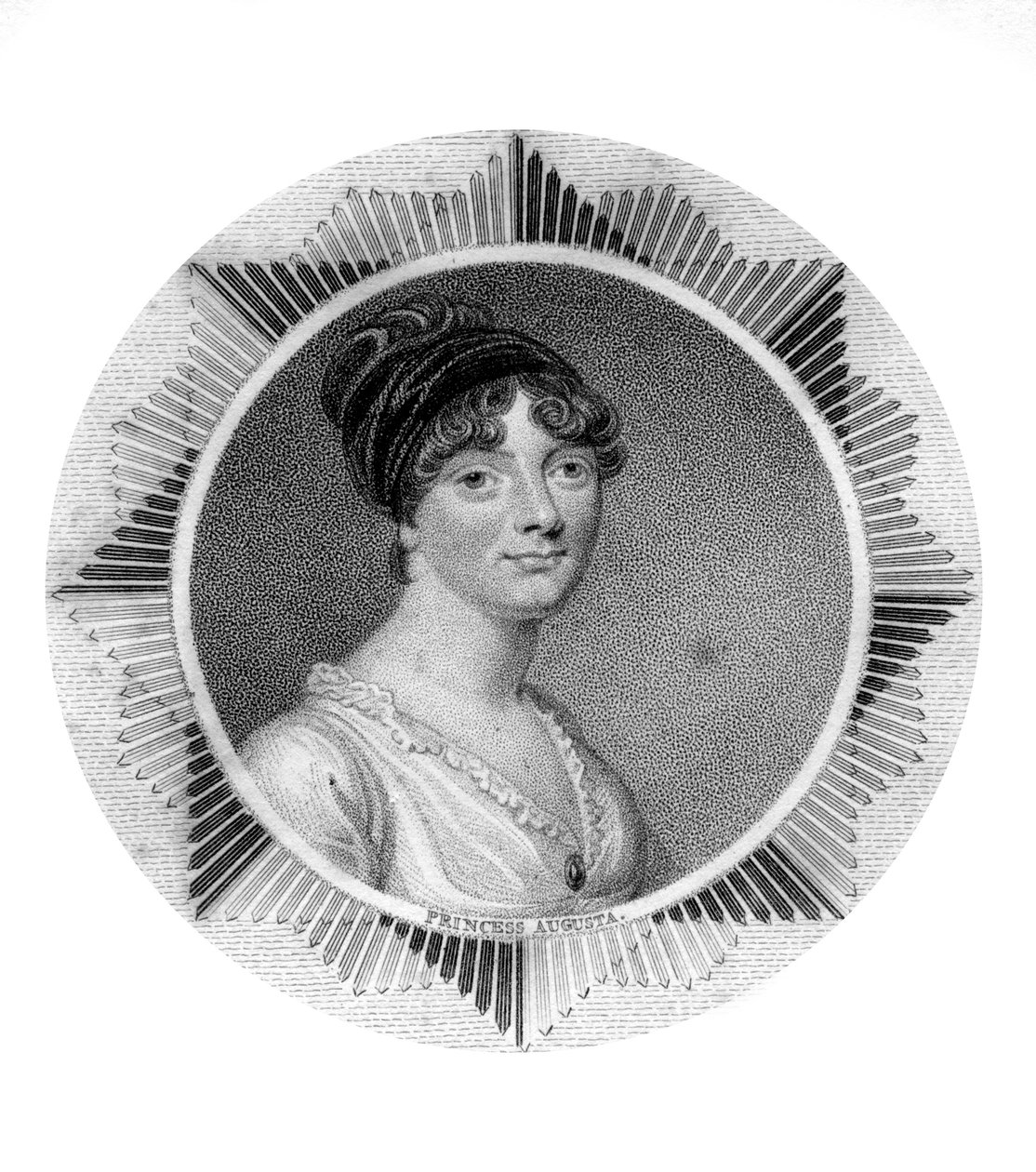 Princess Augusta Sophia, Daughter of George III by Unbekannt