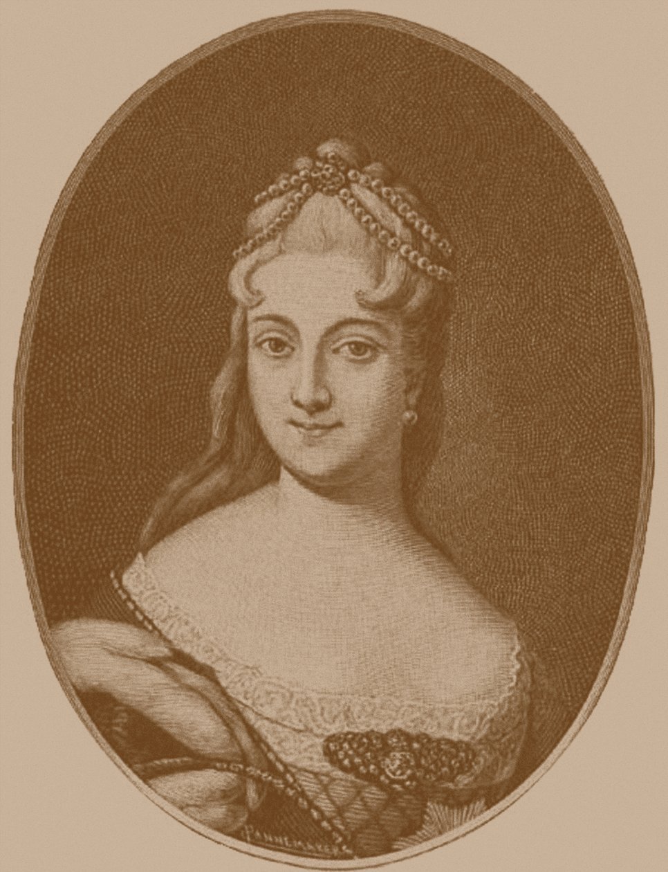 Princess Ekaterina Alekseyevna Dolgorukova by Unbekannt